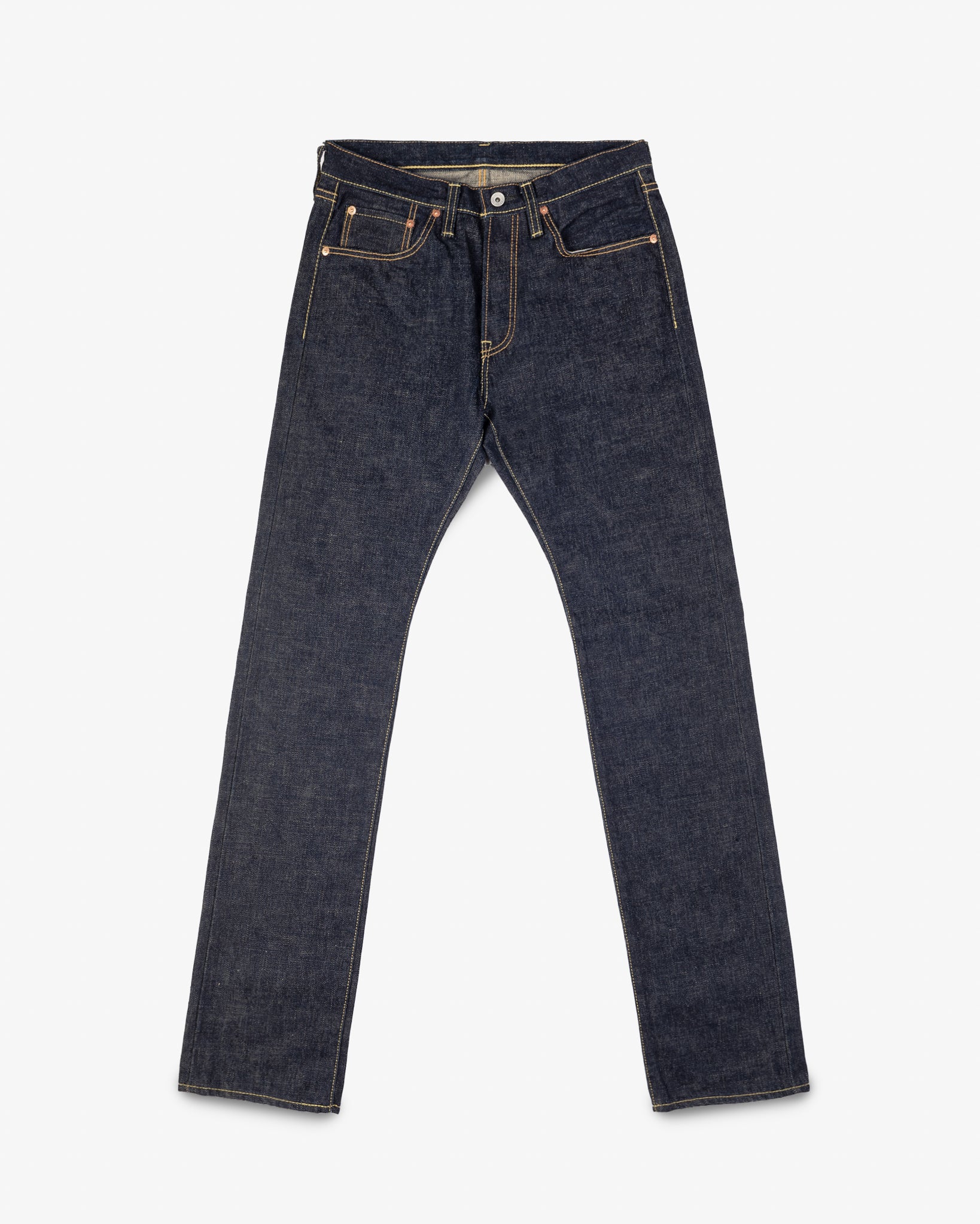 Iron Heart 18oz Vintage Selvedge Denim Slim Cut Jeans - Indigo