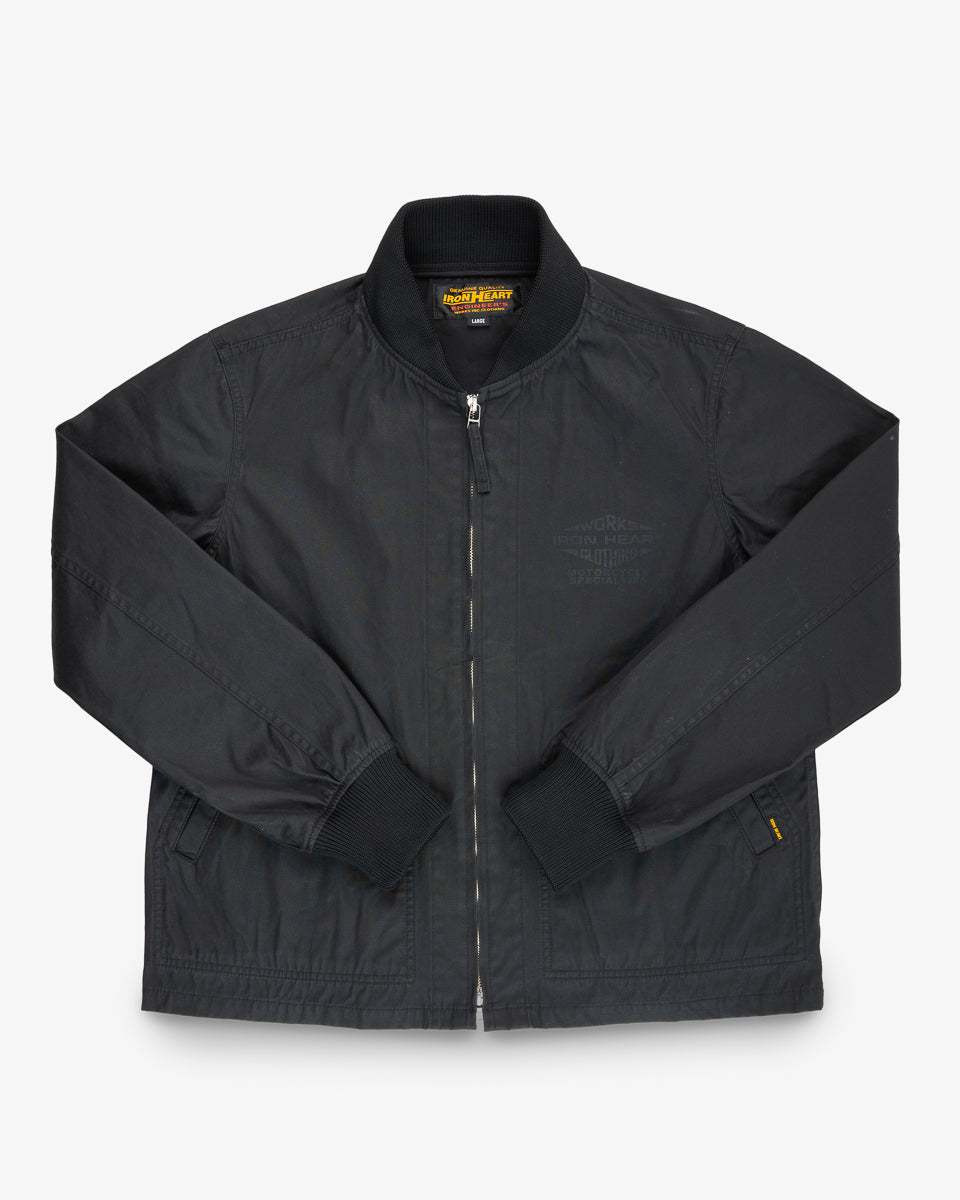 AVZHJA ブラックメタル　BLACKL 7oz Rubber Wax Coated Windbreaker - Black – Iron Heart