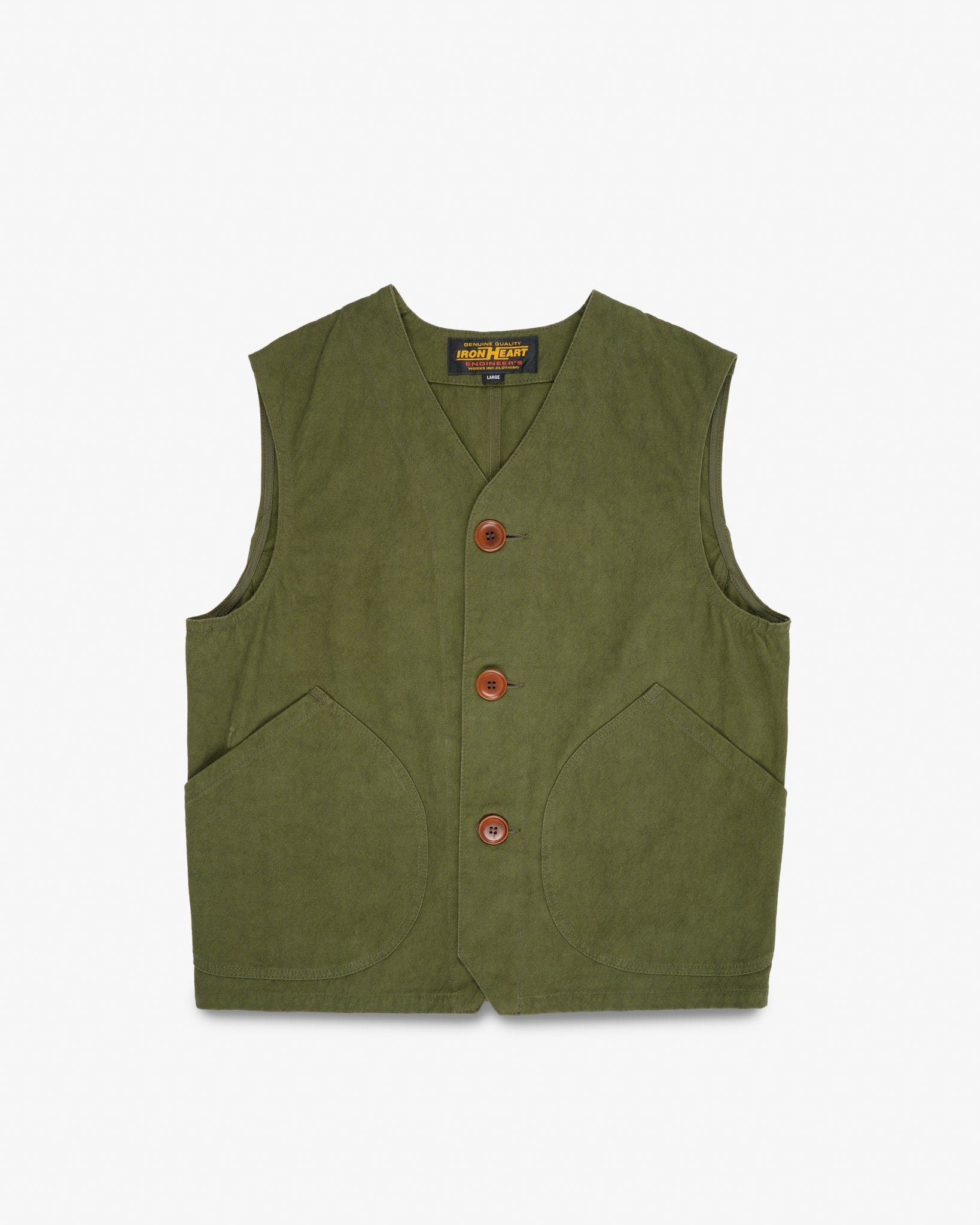 12oz Duck Canvas Hunting Vest - Olive – Iron Heart