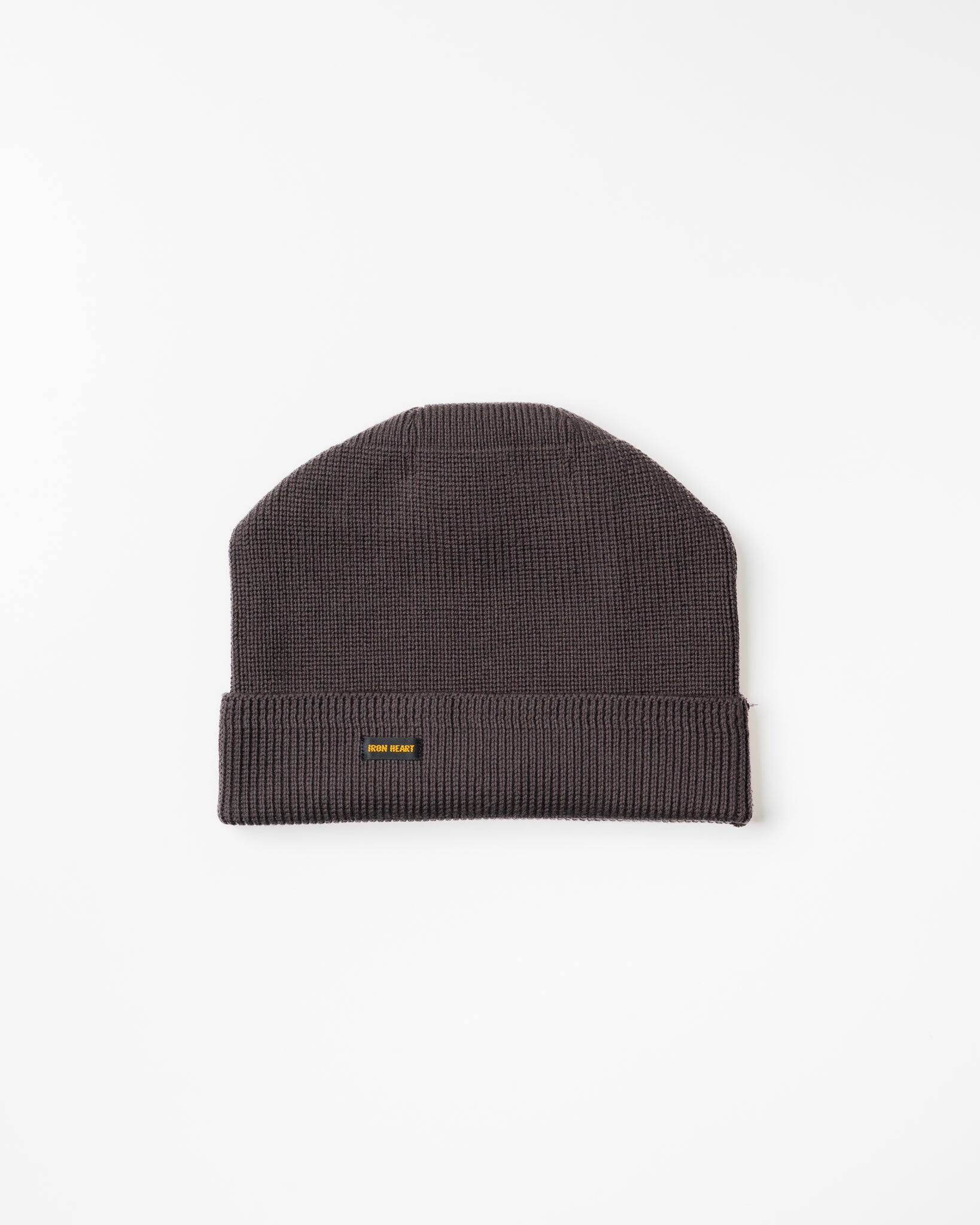 100% Cotton Ribbed Beanie - Grey – Iron Heart