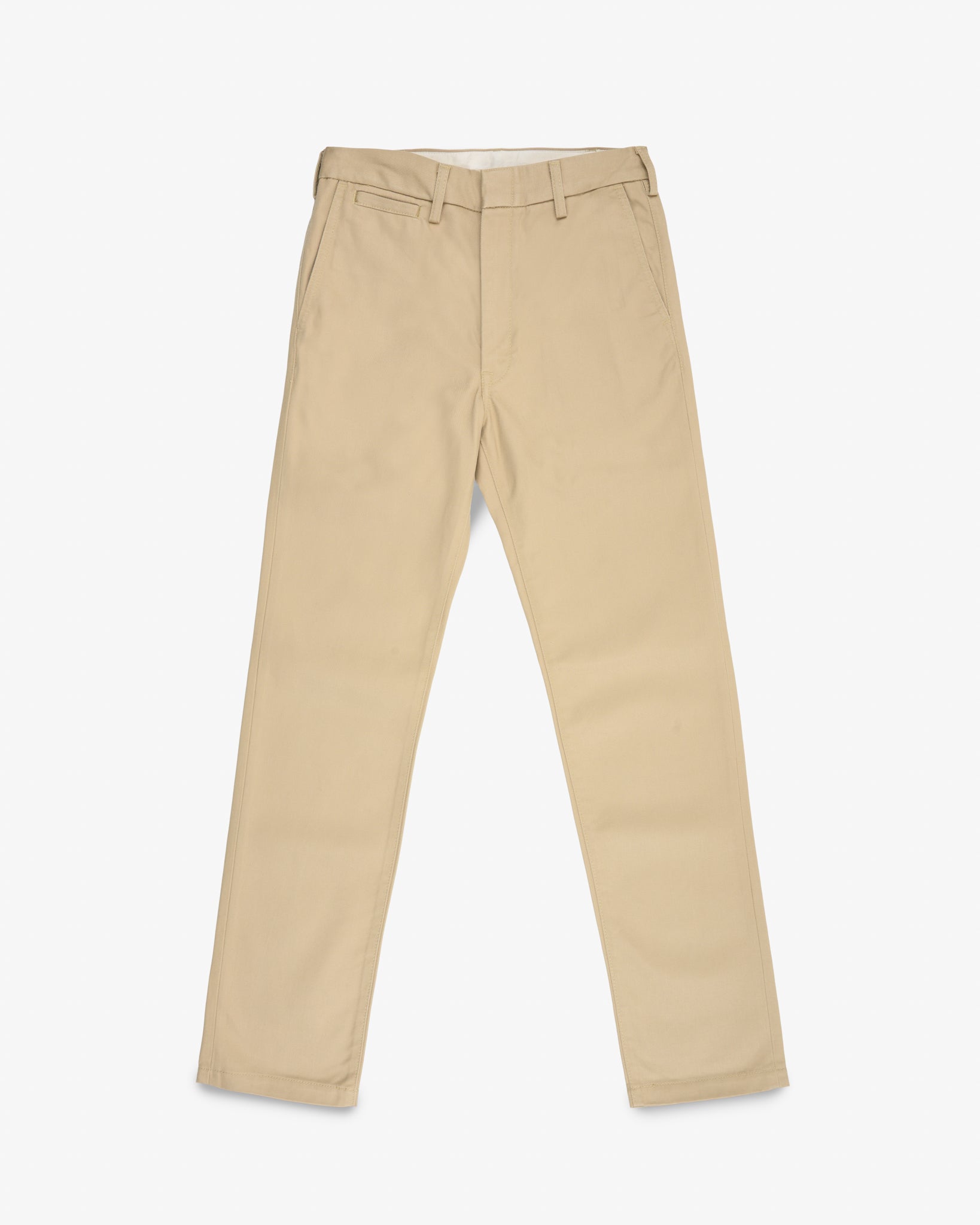 Iron Heart 12oz Heavy Cotton Regular Fit Chinos - Khaki