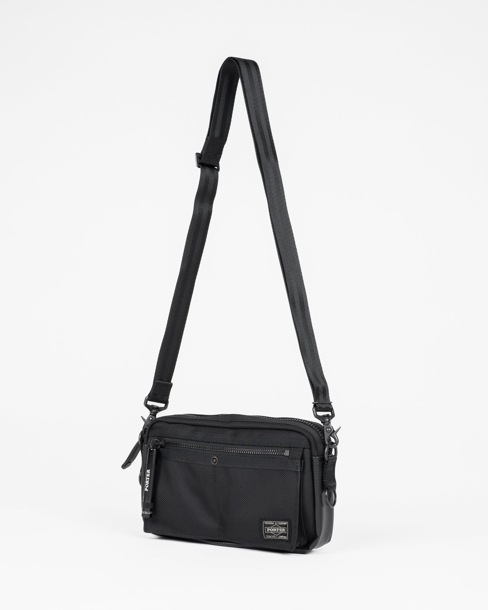 Porter - Yoshida & Co. - Heat Shoulder Bag (S) - Black – Iron Heart