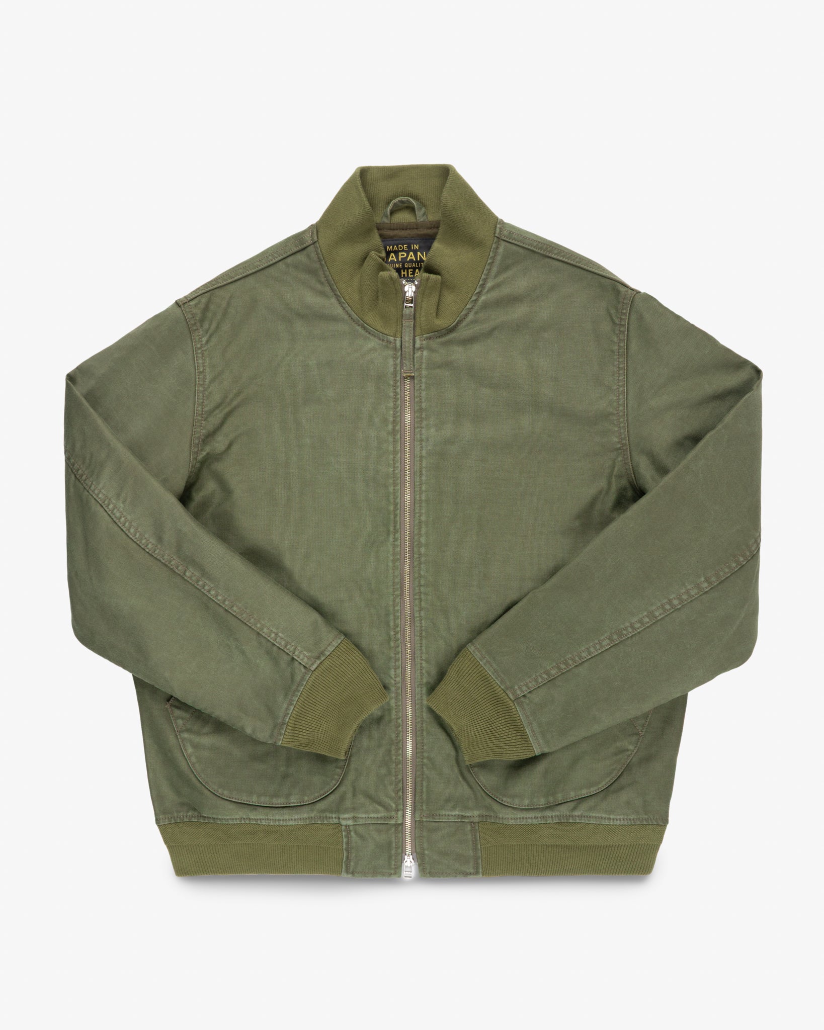 12oz Whipcord Tanker Jacket - Olive Drab Green – Iron Heart