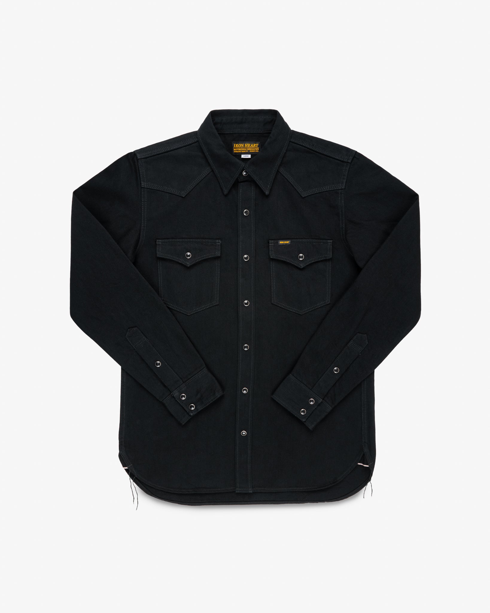 Iron Heart 12oz Selvedge Denim Western Shirt 