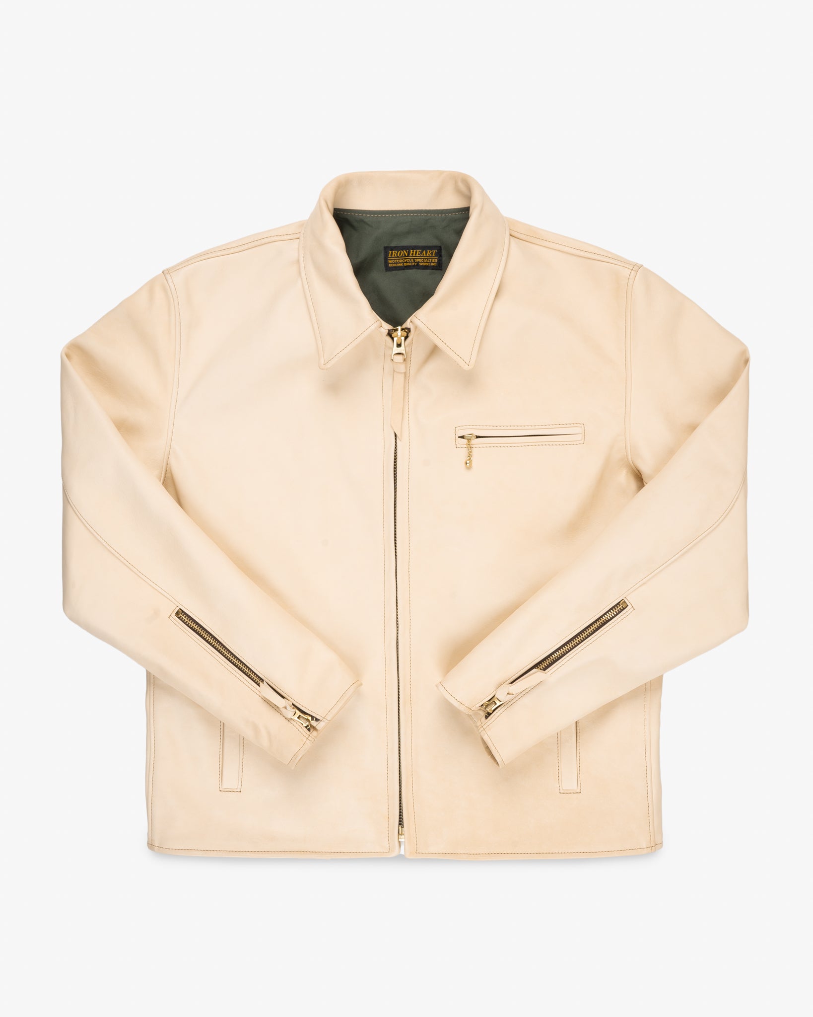 Iron Heart x Simmons Bilt Natural Horsehide Jacket - The Bareback