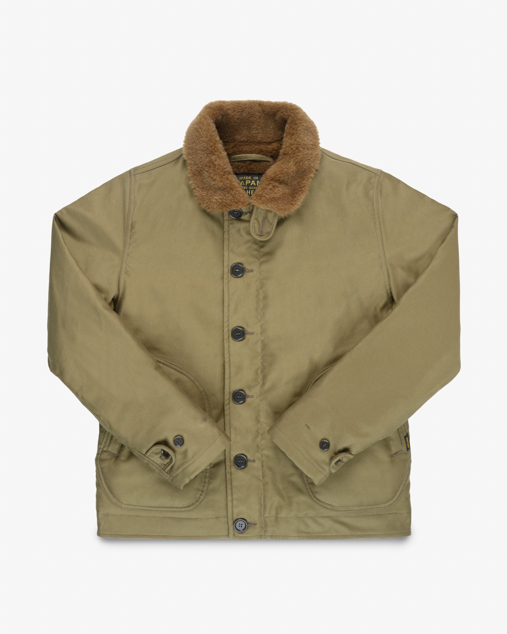 Whipcord N1 Deck Jacket - Khaki – Iron Heart