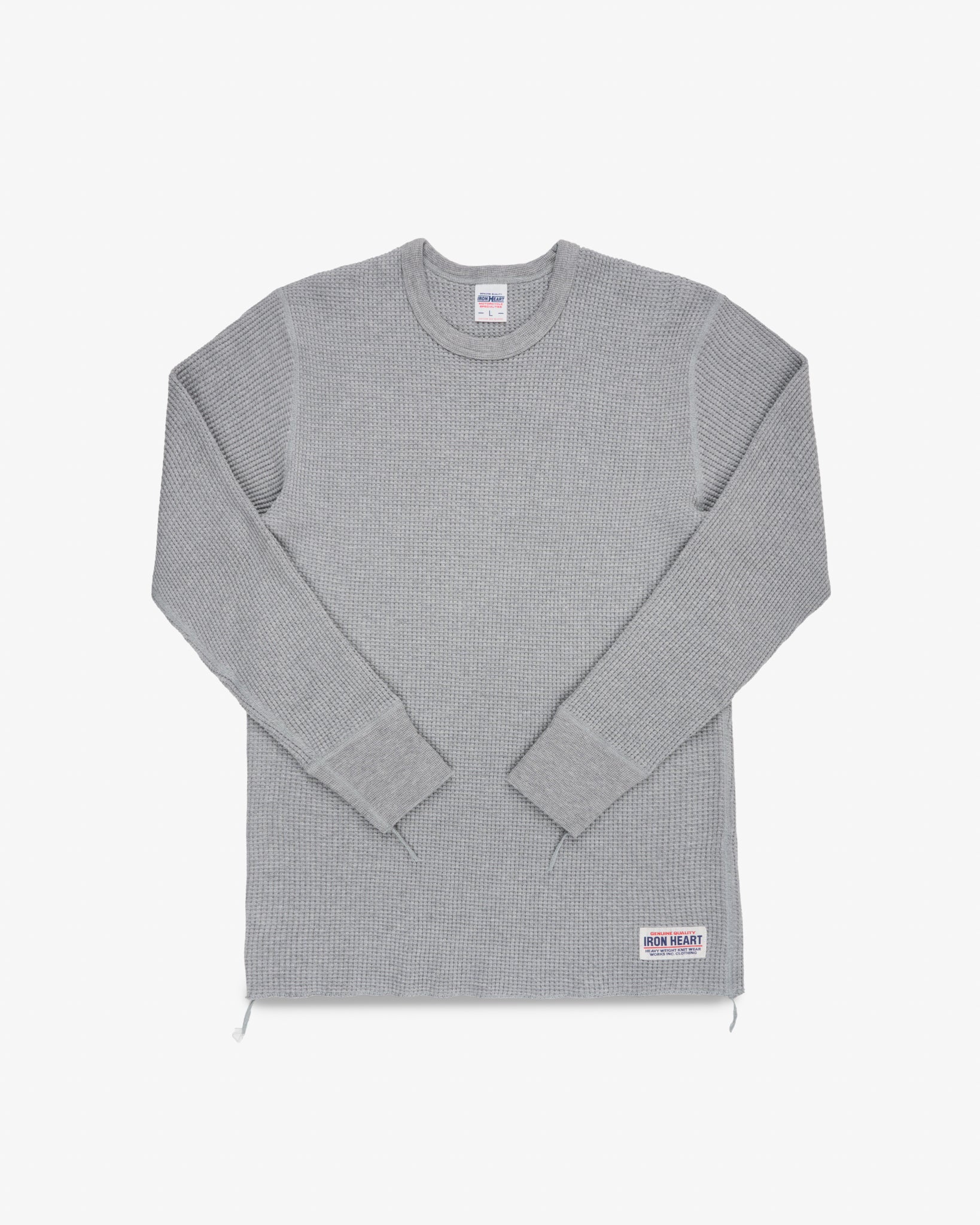 Thermal Crew Neck Long Sleeved Top - Grey – Iron Heart Thermal Crew Neck Long Sleeved Top - Grey – Iron Heart