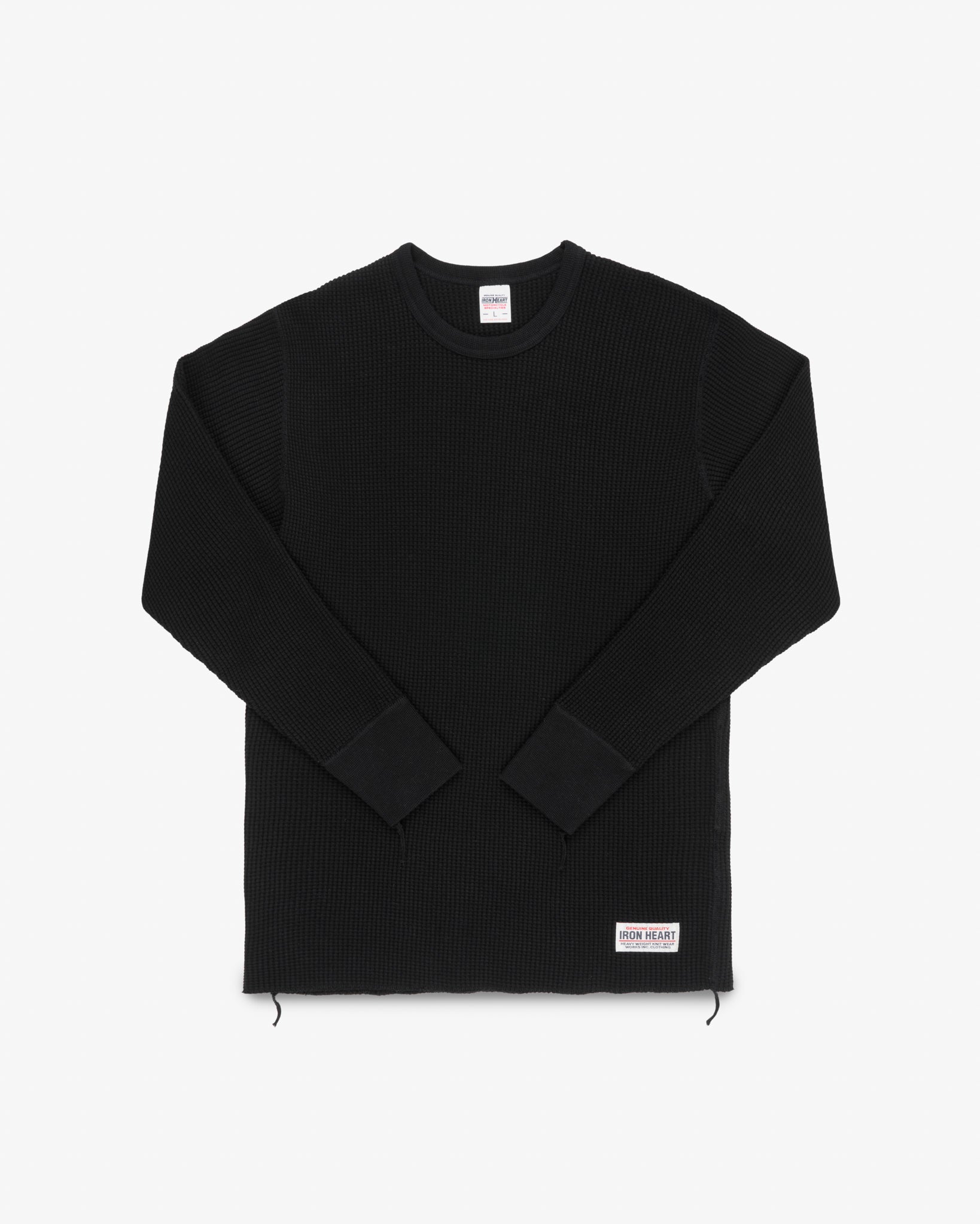 Thermal Crew Neck Long Sleeved Top - Black – Iron Heart