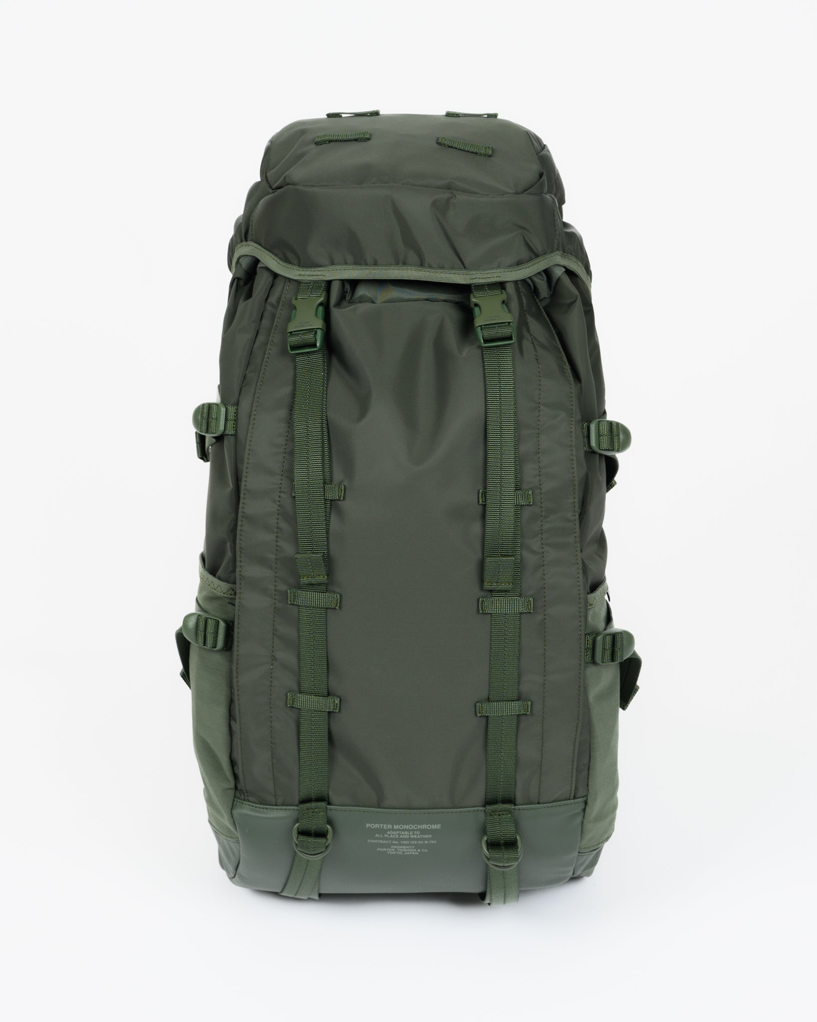 Porter - Yoshida & Co. - Monochrome Backpack - Olive – Iron Heart