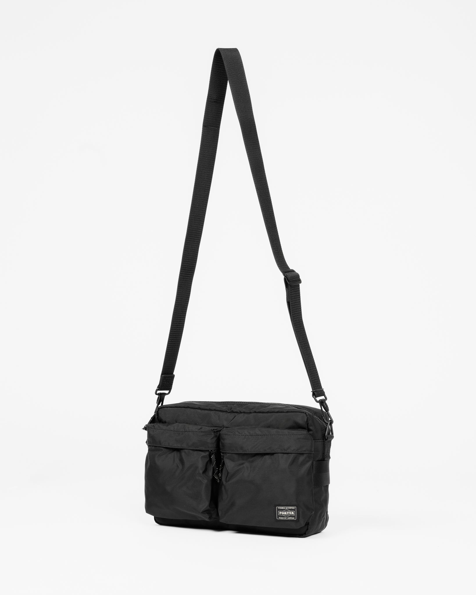 Porter - Yoshida & Co. - Force Small Shoulder Bag - Black – Iron Heart
