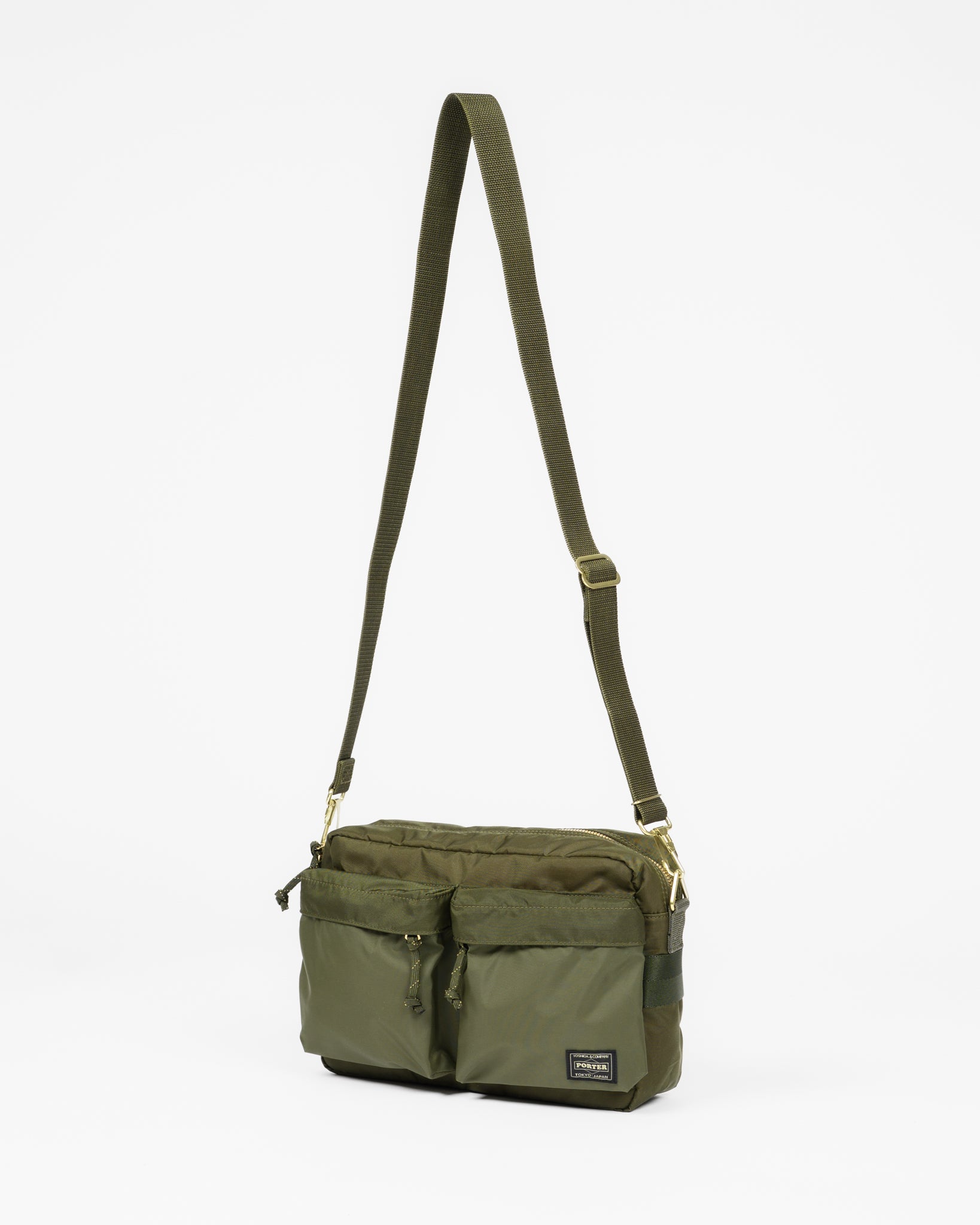 Porter - Yoshida & Co. - Force Small Shoulder Bag - Olive – Iron Heart