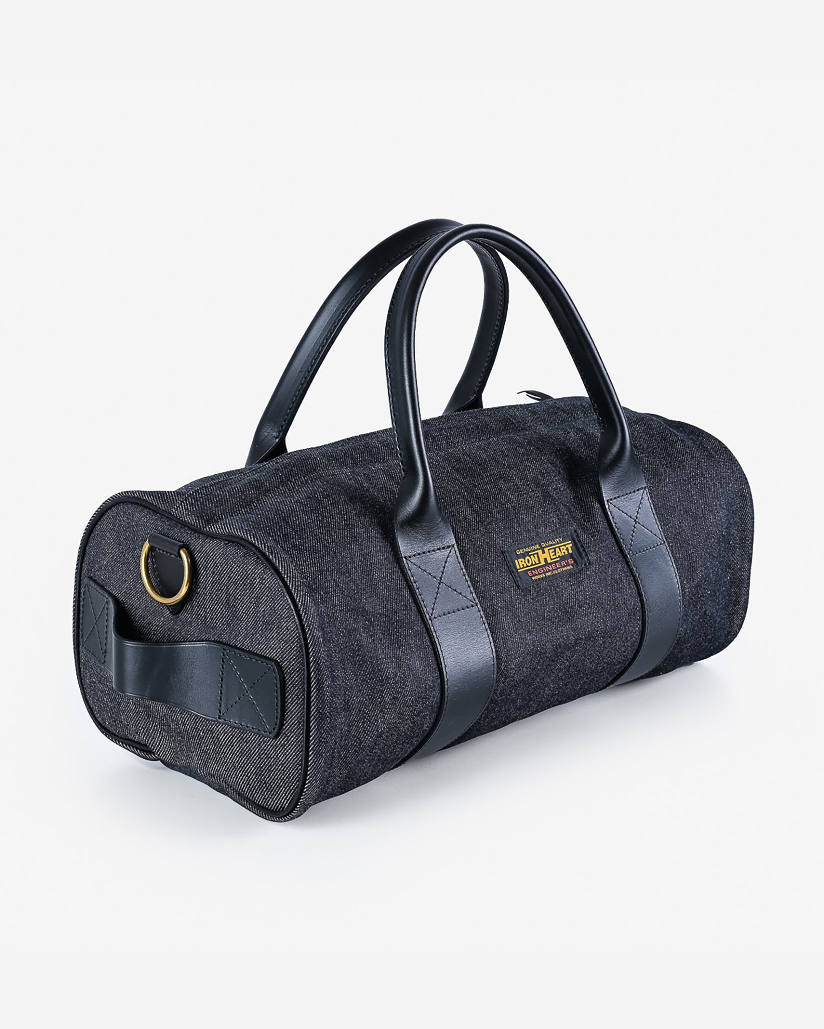 Japanese Denim and Leather Holdall – Iron Heart