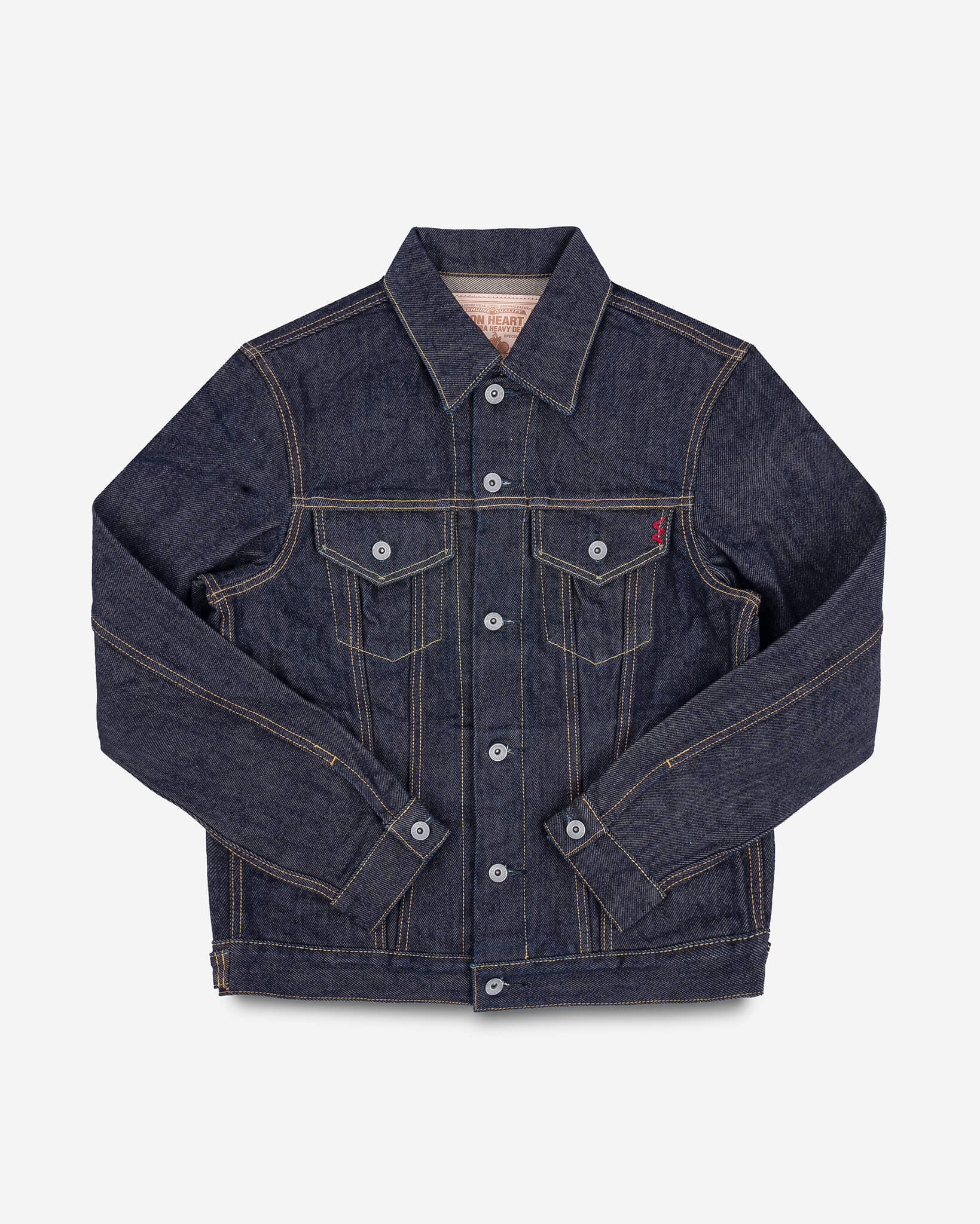 21oz Selvedge Denim Modified Type III Jacket Indigo - Main Image