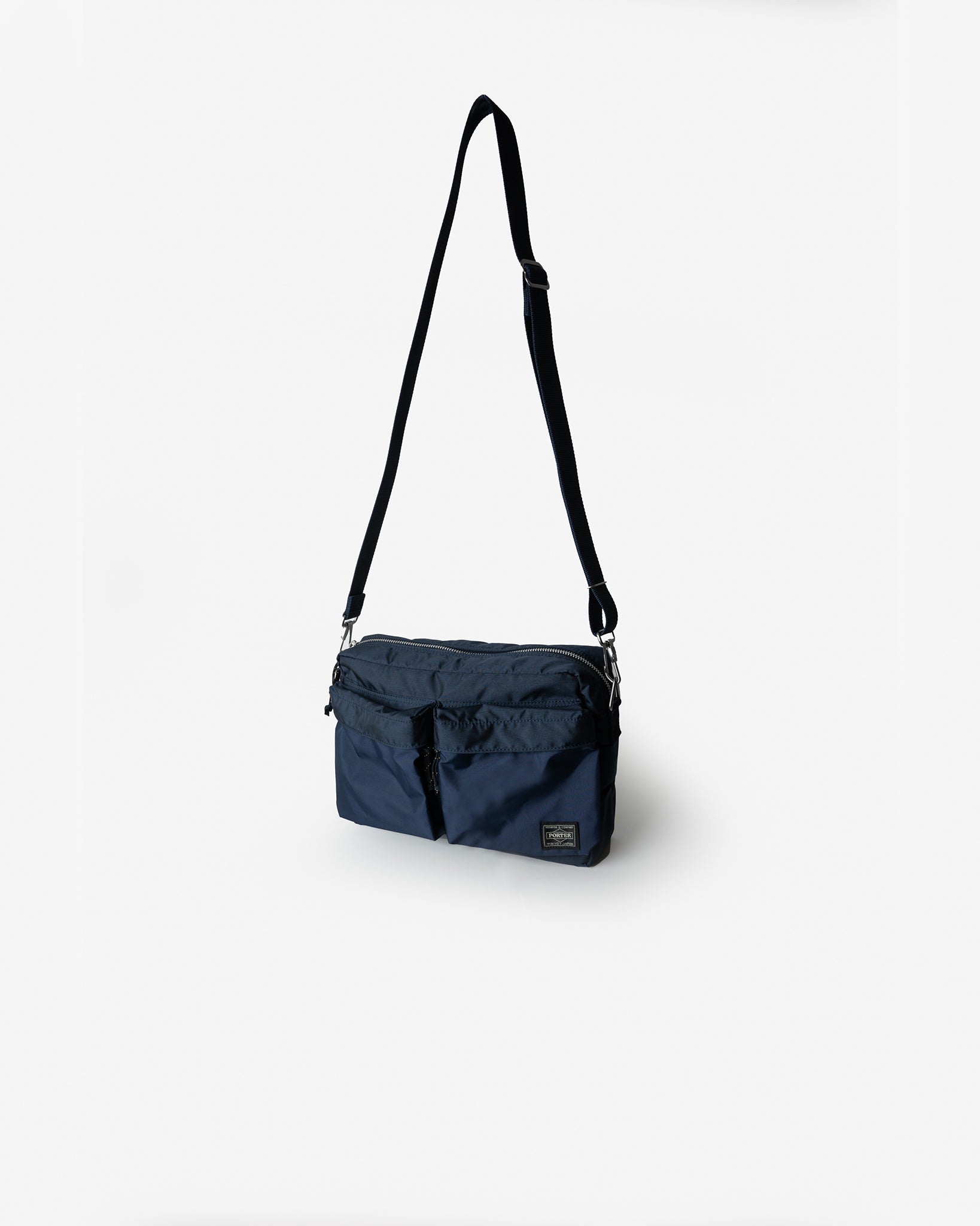 Porter - Yoshida & Co. - Force Shoulder Bag - Navy Blue – Iron Heart