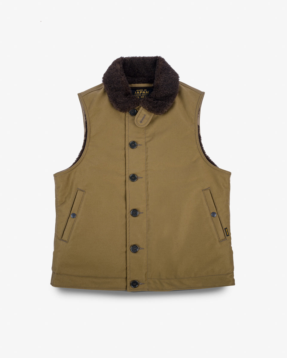 Whipcord N1 Deck Vest - Khaki – Iron Heart