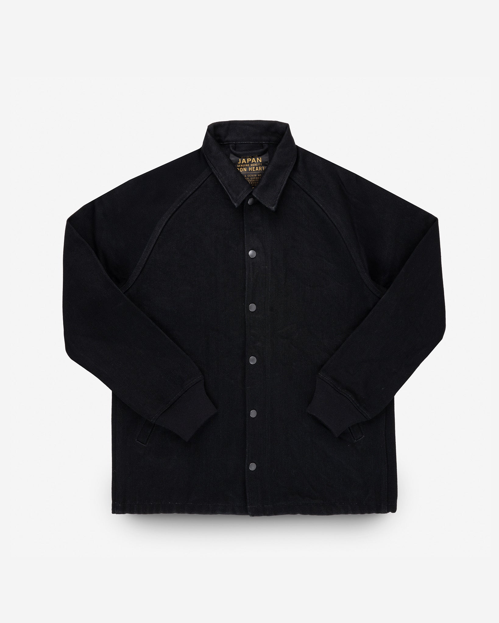 21oz Serge Windbreaker - Black – Iron Heart