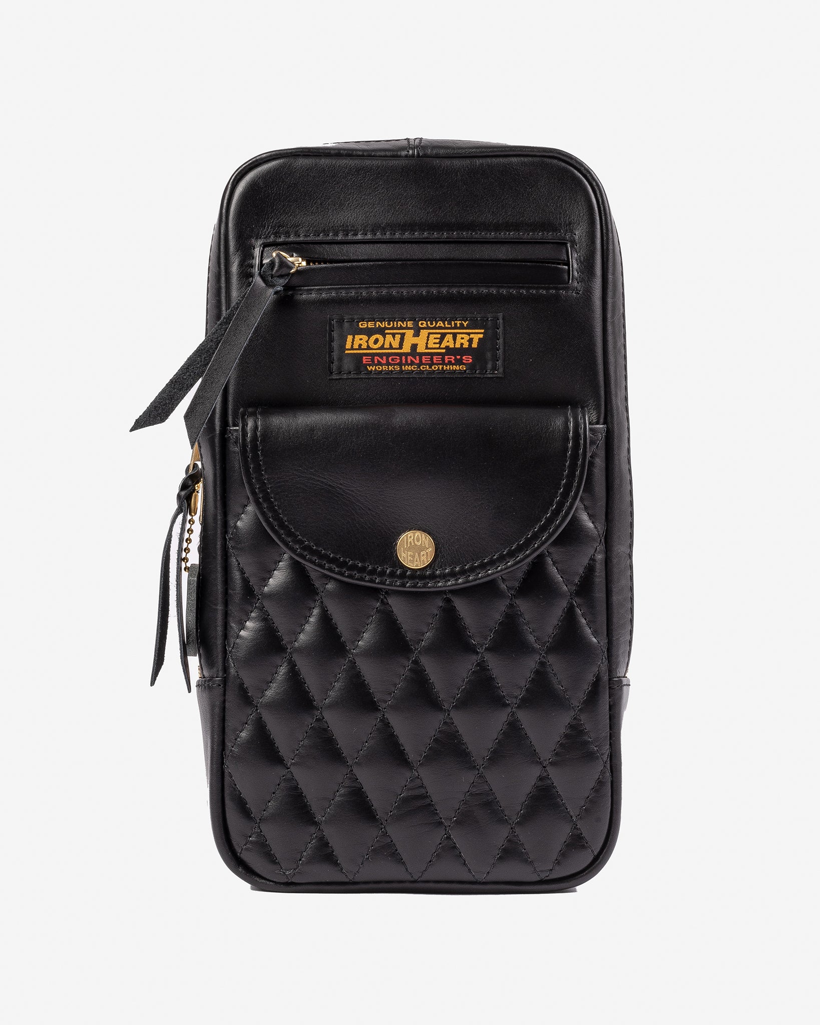 IRON HEART (アイアンハート) スクエアレザーショルダーバッグ