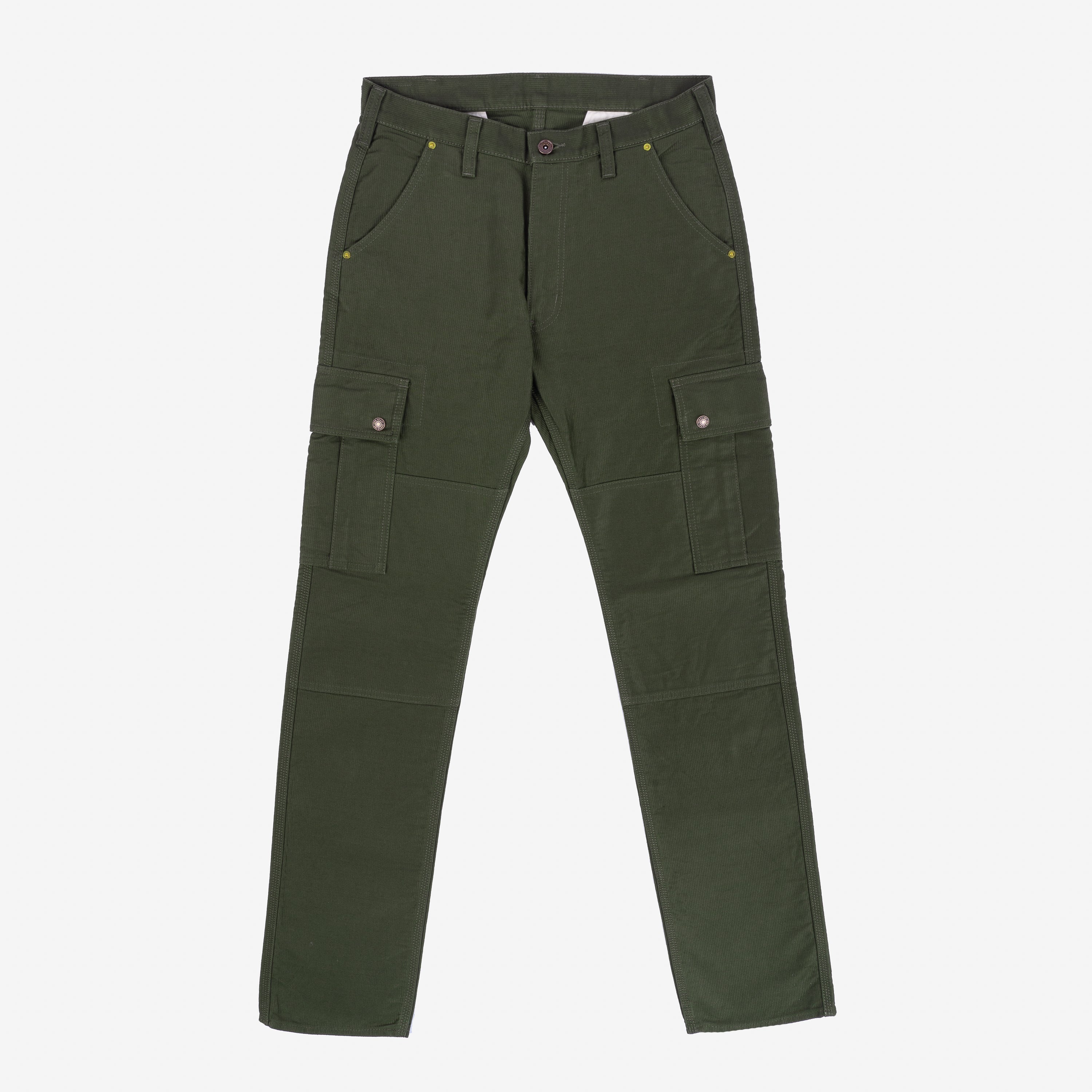 12oz Cotton Whipcord Cargo Pants - Olive – Iron Heart