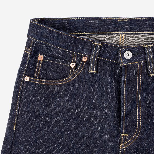 Iron Heart 17oz Selvedge Denim Super Slim Jeans - Natural Indigo ...