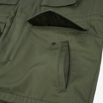 Iron Heart Sateen M-65 Field Jacket - Olive