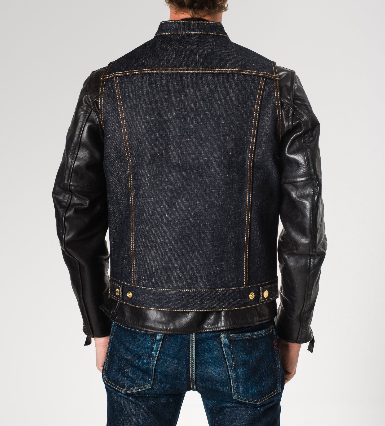Denim Vest Leather Jacket Online Sale, UP TO 51% OFF