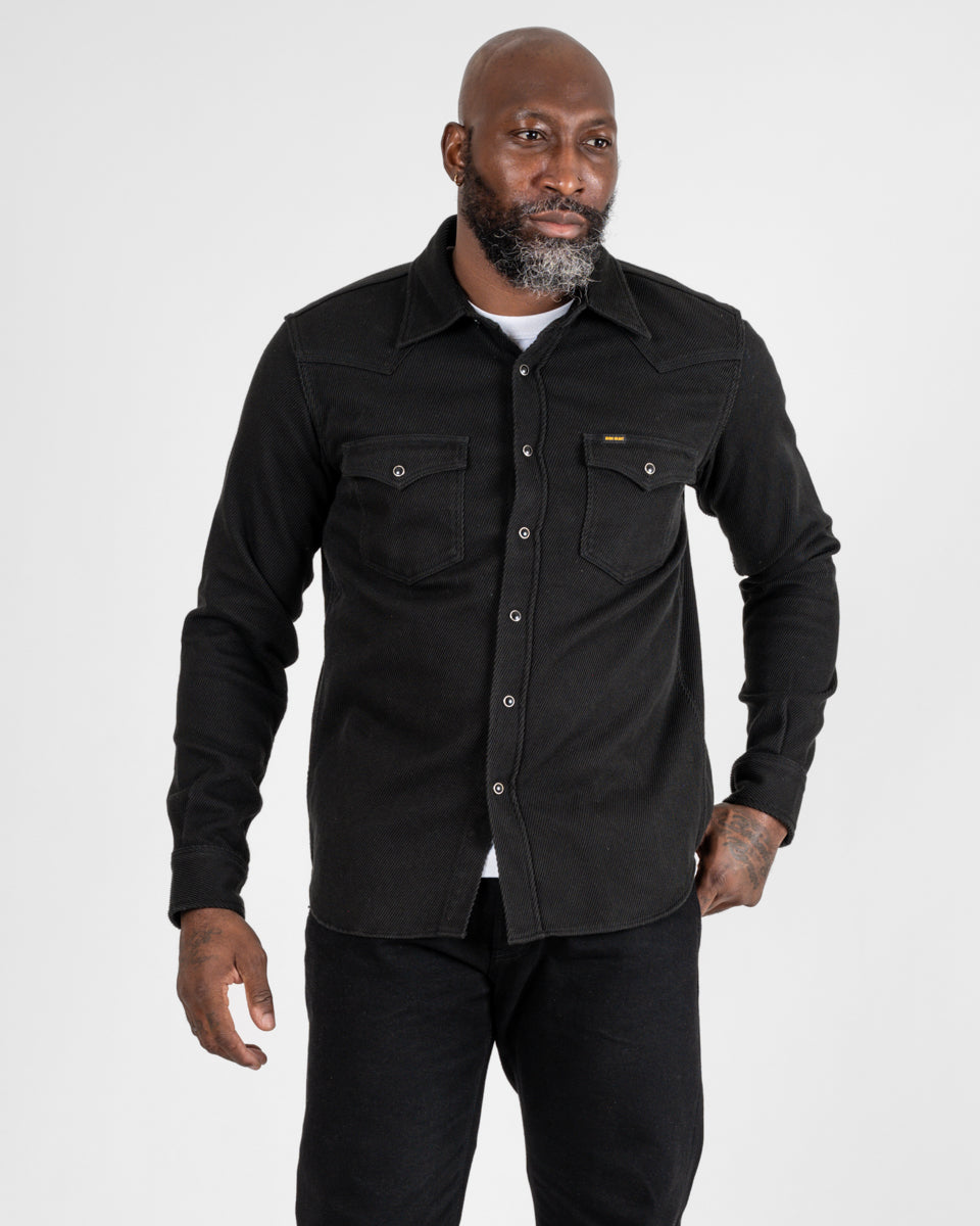 Iron Heart Superblack Heavy Kersey Western Shirt