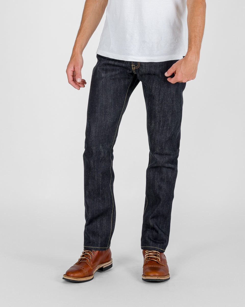 25oz Selvedge Denim Slim Tapered Cut Jeans - Indigo