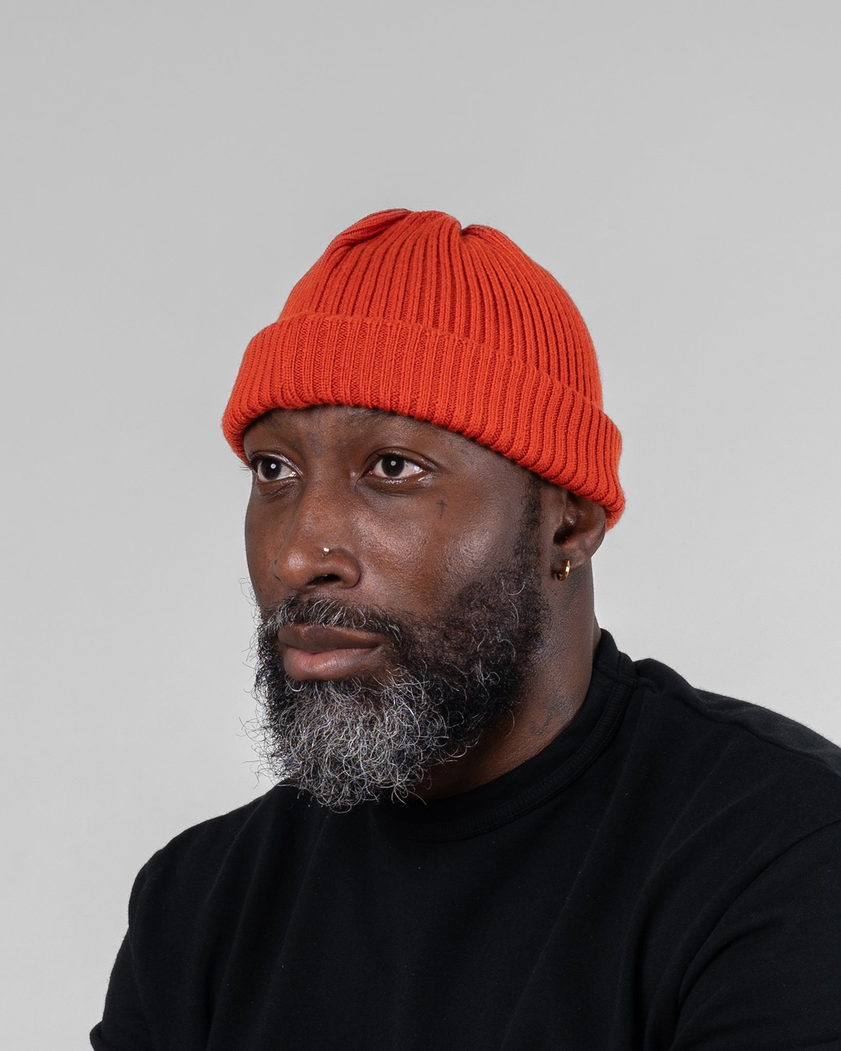 ROTOTO - Extra Fine Merino Hat - Orange