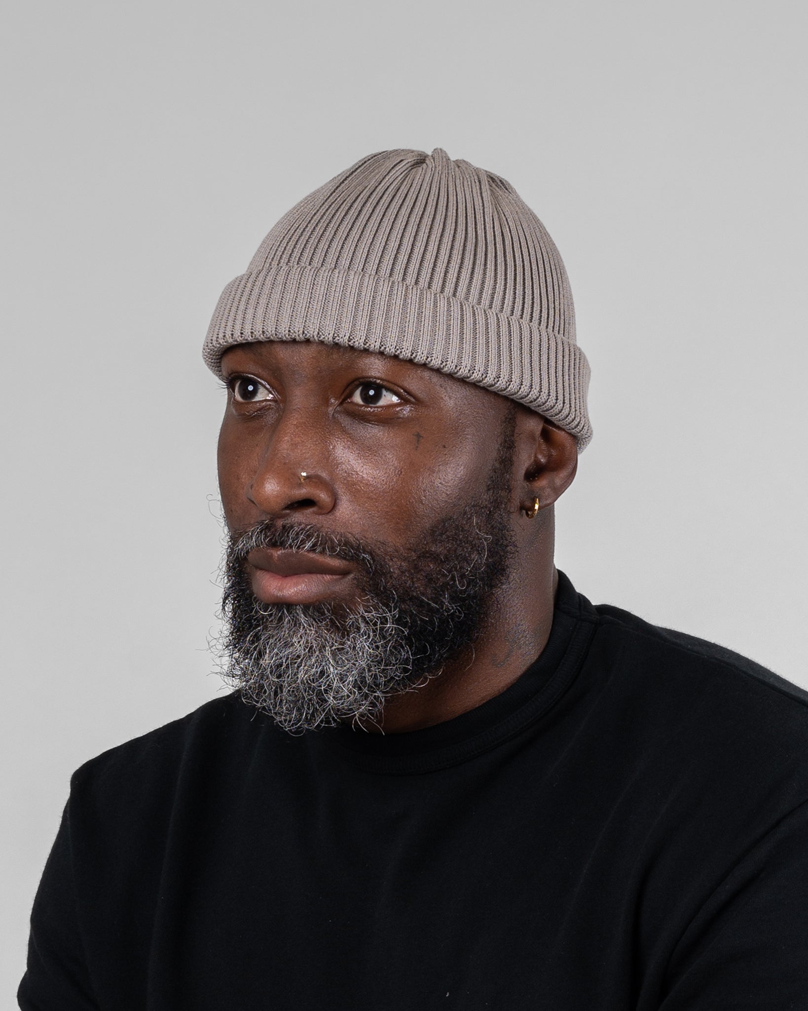 ROTOTO - Cotton Roll Up Hat - Grey
