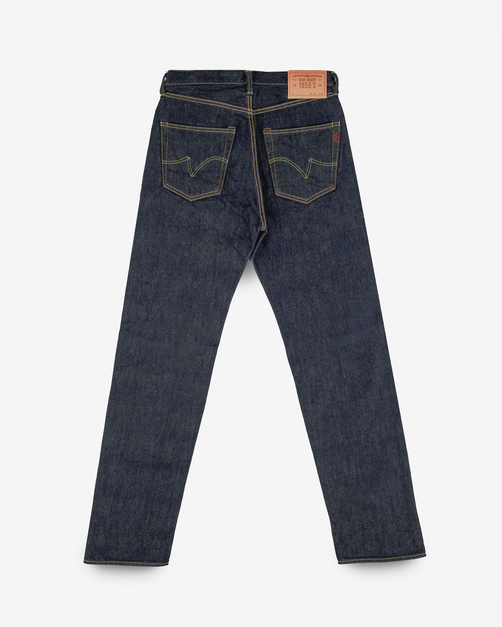 18oz Vintage Selvedge Denim "1955" Vintage Tapered Cut Jeans - Indigo