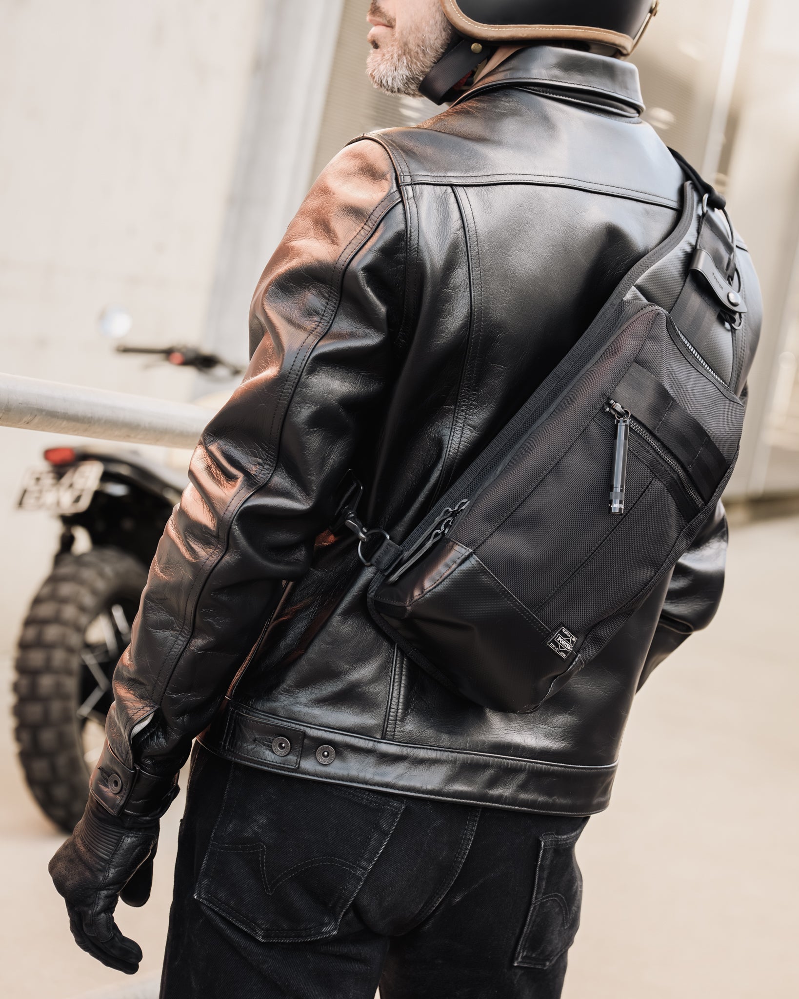 Porter - Yoshida & Co. - Heat Sling Shoulder Bag - Black – Iron Heart