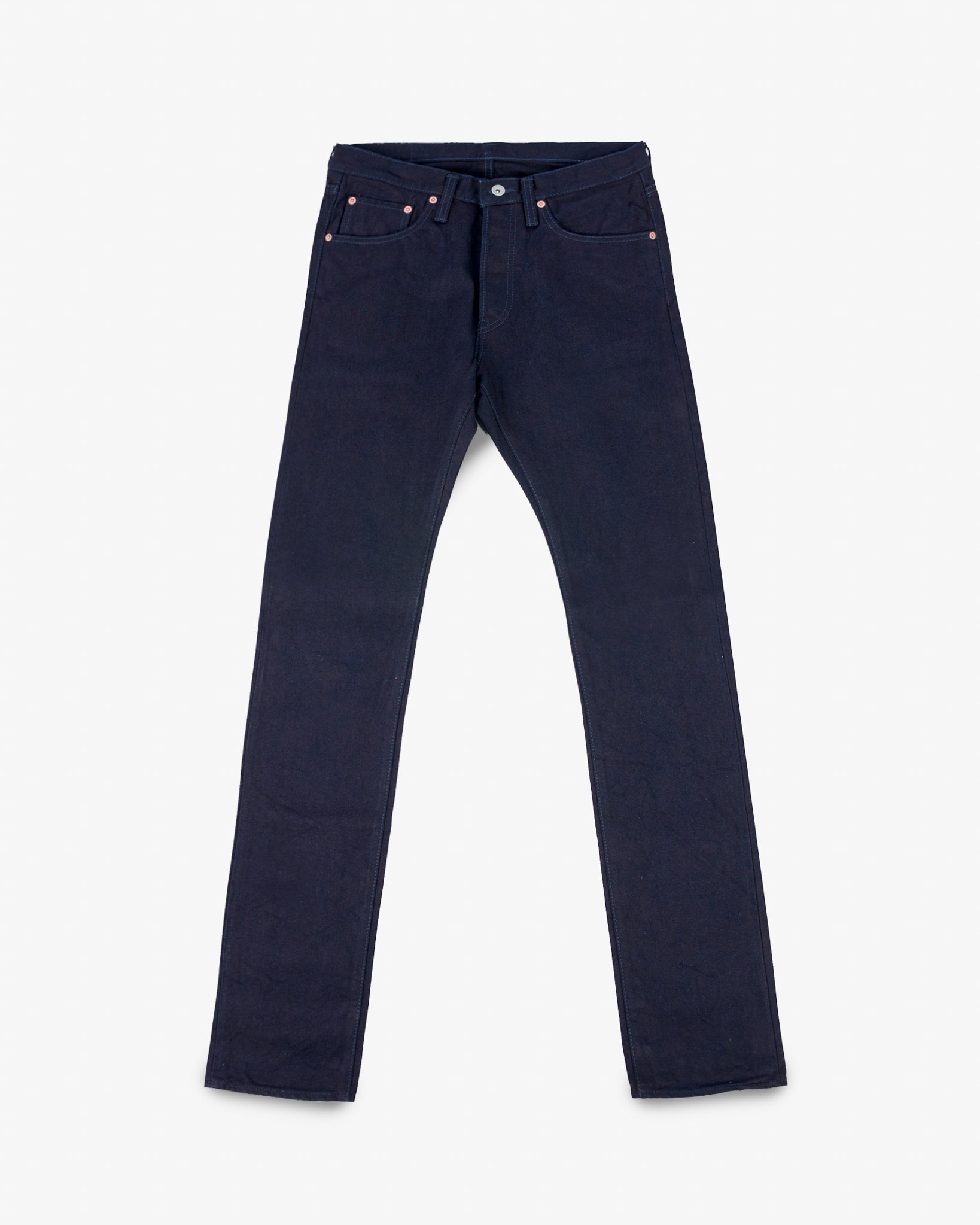 14oz Selvedge Denim Slim Cut Jeans - Indigo/Indigo