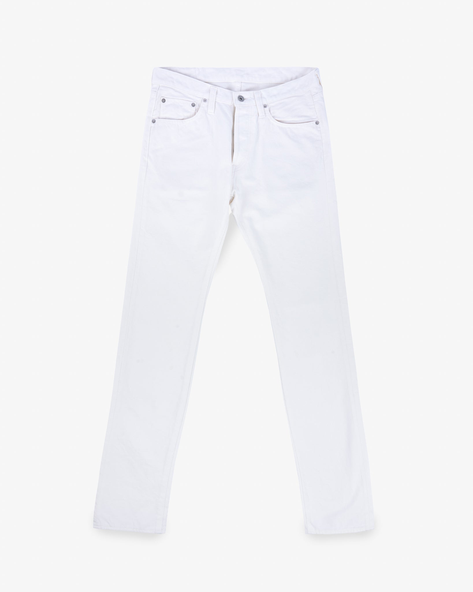 13.5oz Denim Slim Cut Jeans - White