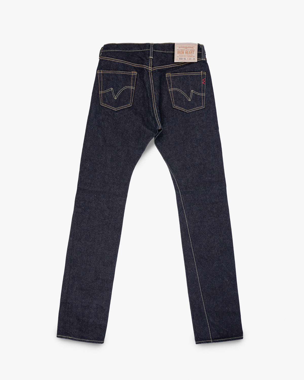 Iron Heart 19oz Left Hand Twill Selvedge Denim Slim Cut Jeans - Indigo