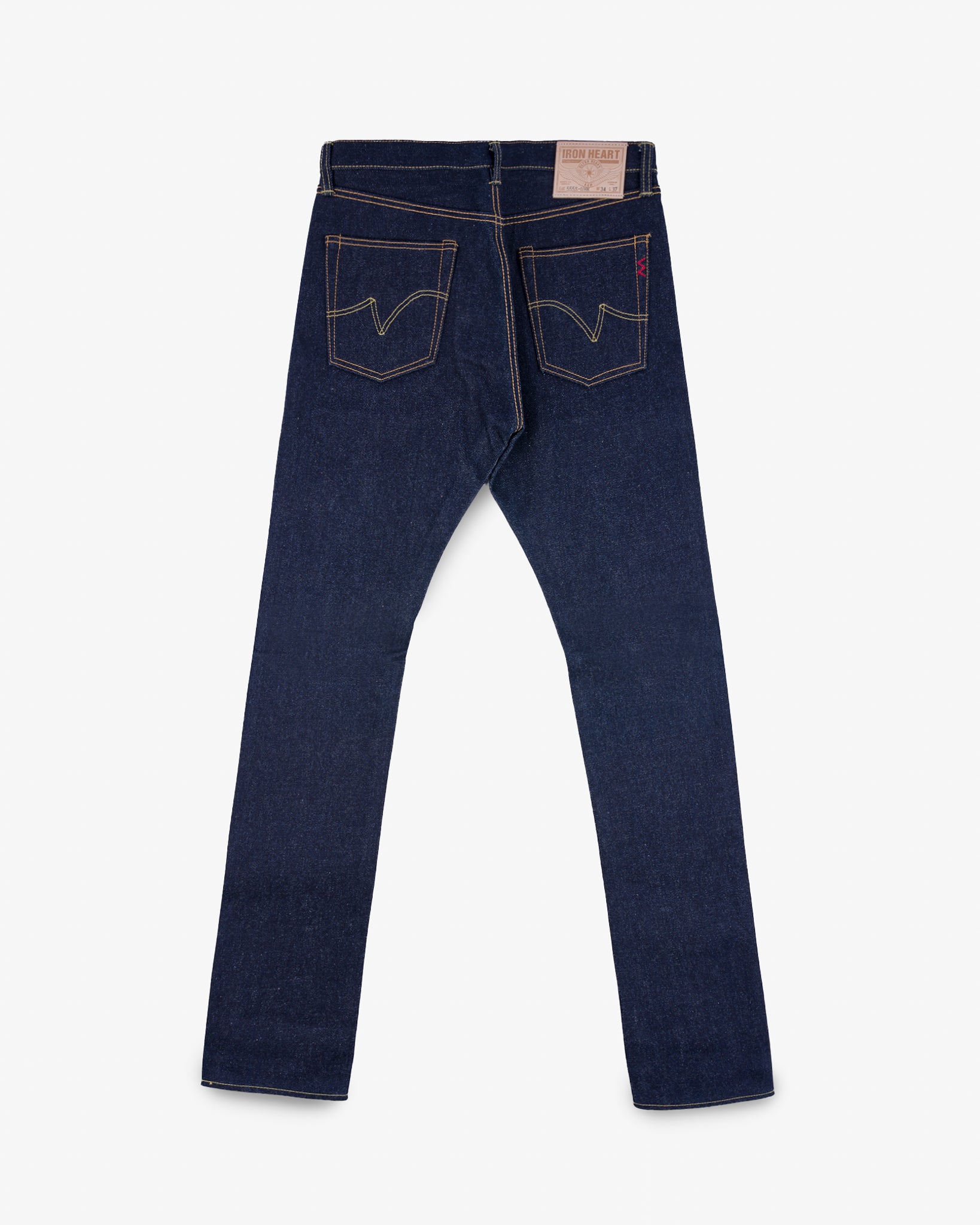 Iron Heart 21/23oz Ultra Heavy Raw Selvedge Denim Slim Cut Jeans