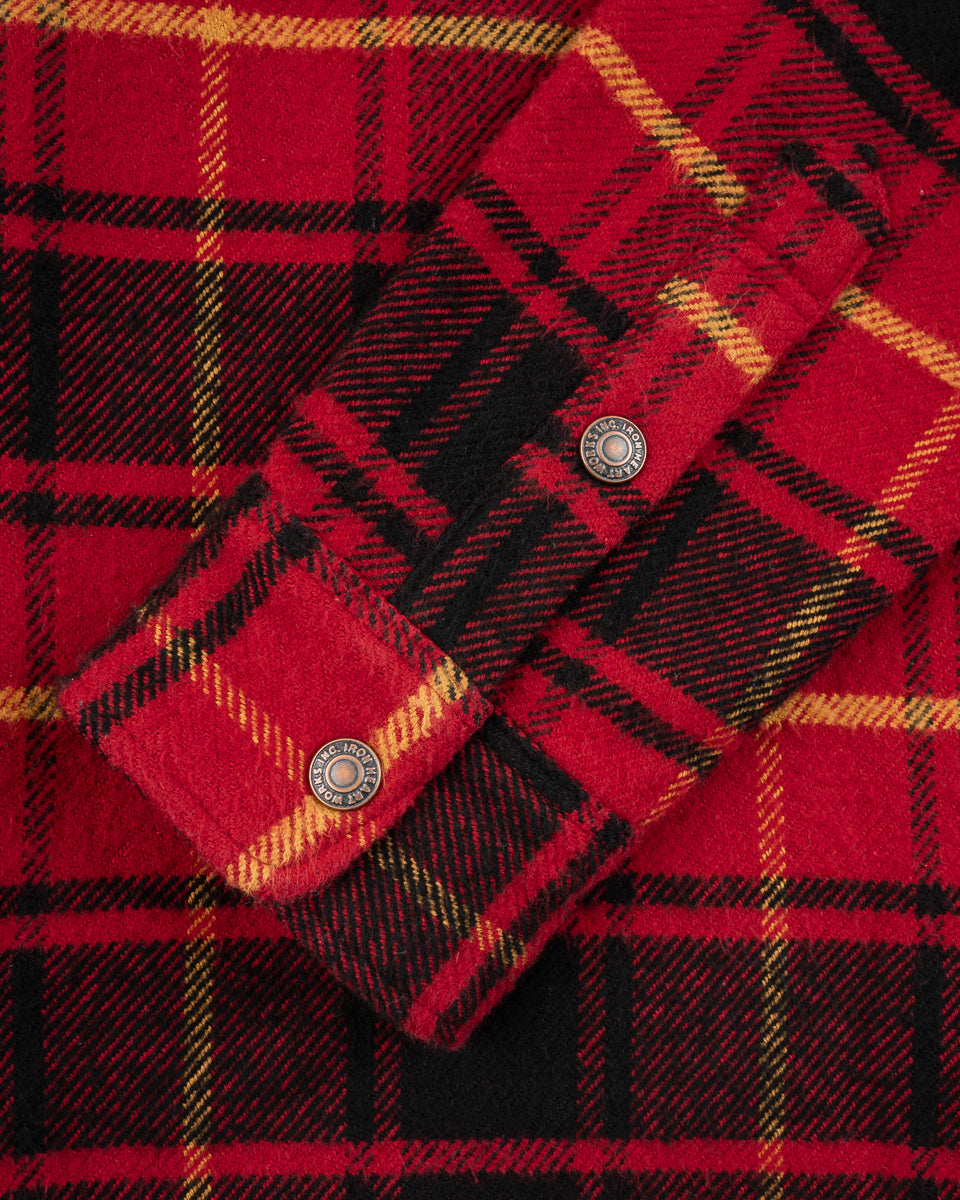 Heavy Flannel Rider's Overshirt - Red – Iron Heart