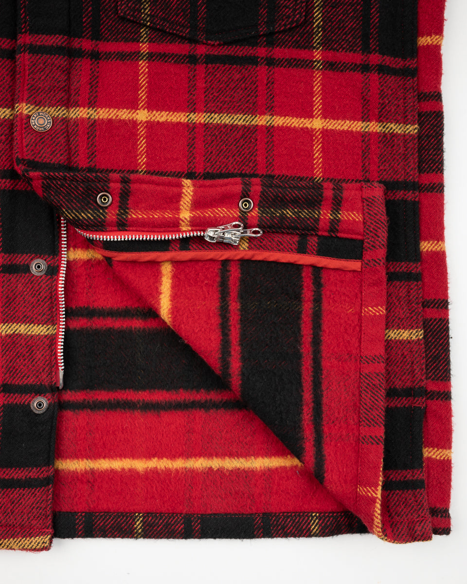 Heavy Flannel Rider's Overshirt - Red – Iron Heart