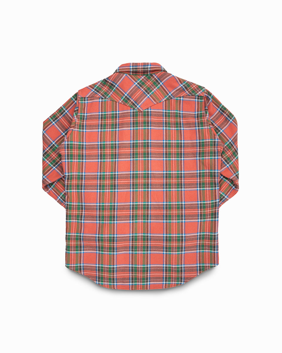 March Hare, Mottled Host ４枚 Iron Heart Japanese Ultra Heavy Flannel Ombré Check Western