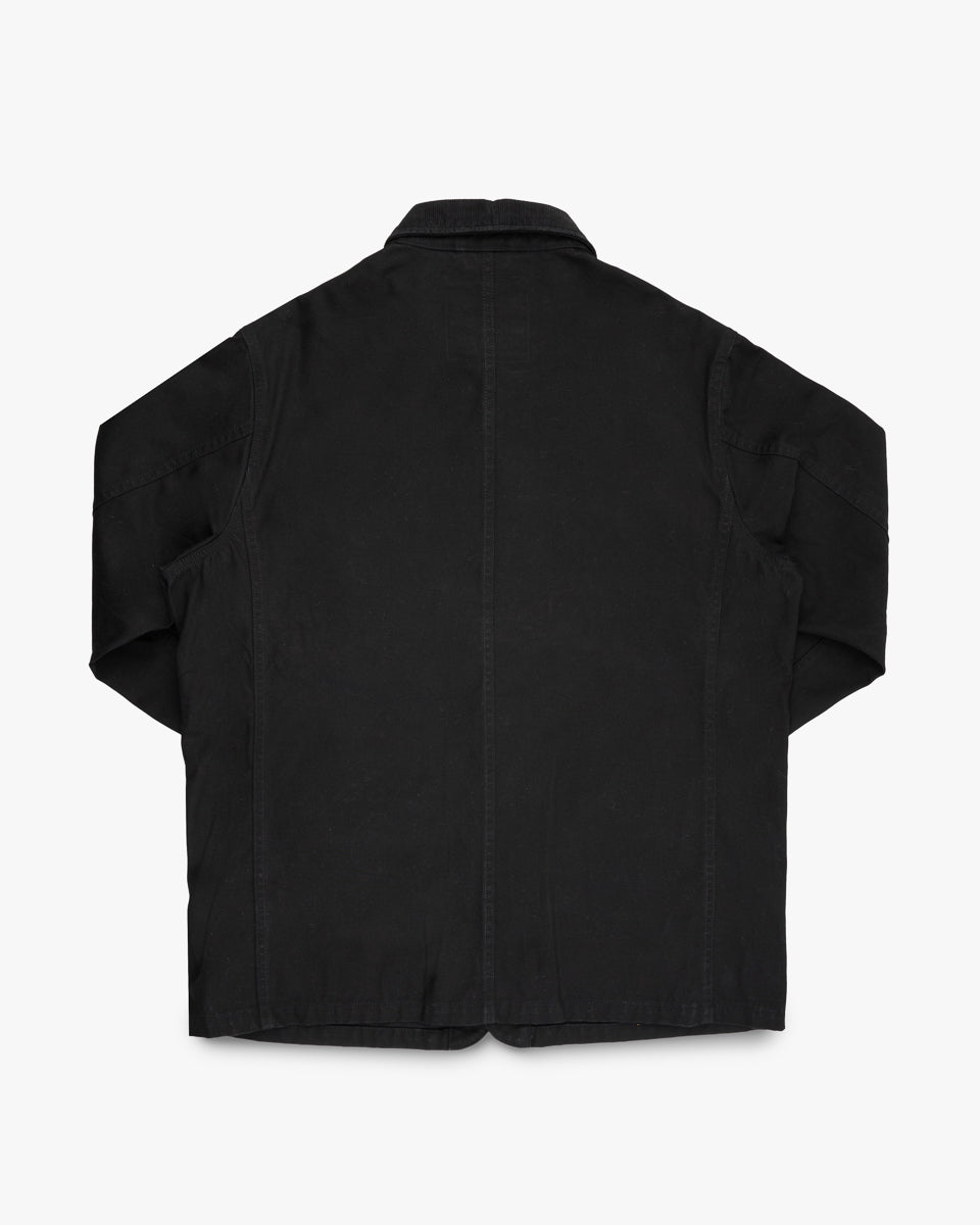 10oz Kurashikizome® Organic Cotton Duck Chore Jacket - Black