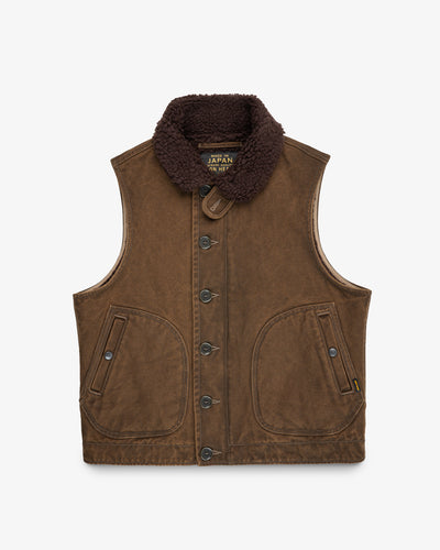 12oz Duck N1 Deck Vest - Brown