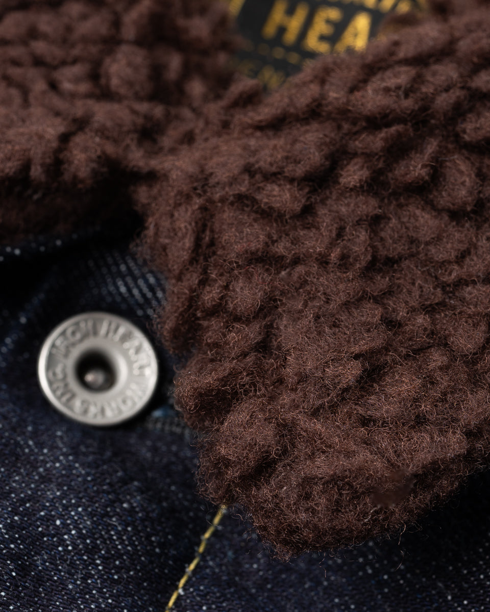 16oz Selvedge Denim Fleece Lined Type II - Indigo – Iron Heart