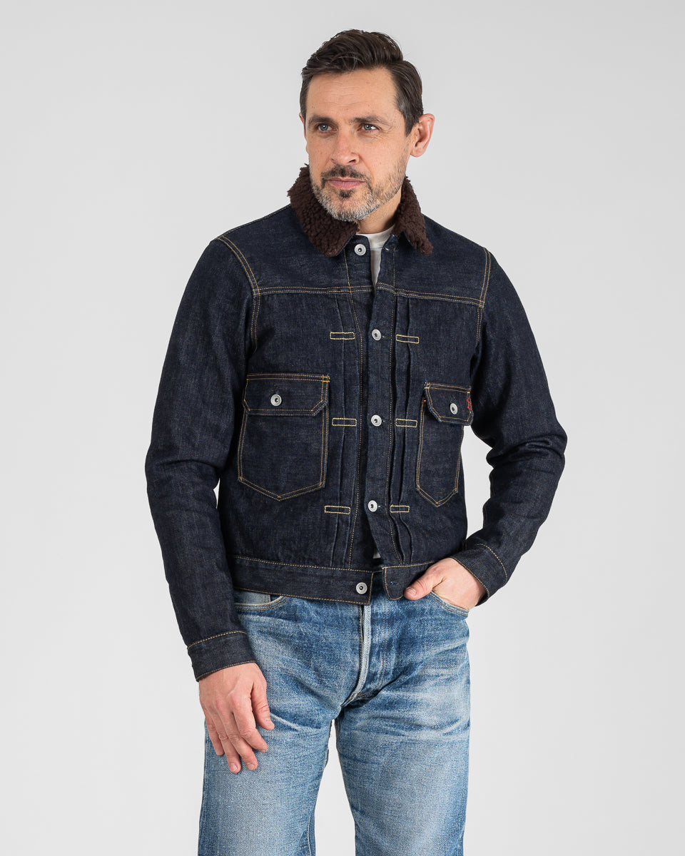16oz Selvedge Denim Fleece Lined Type II - Indigo – Iron Heart