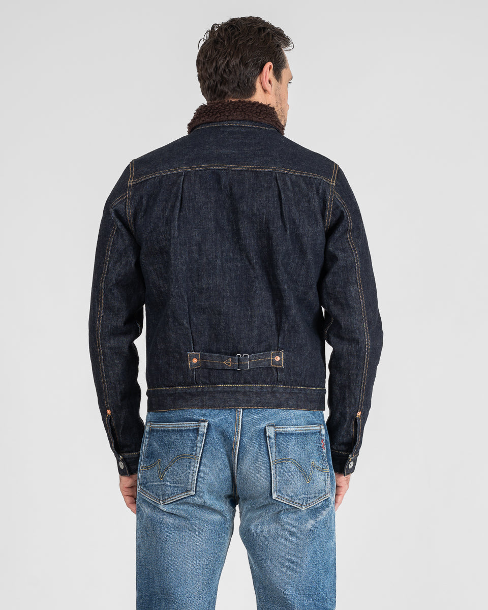 16oz Selvedge Denim Fleece Lined Type II - Indigo – Iron Heart