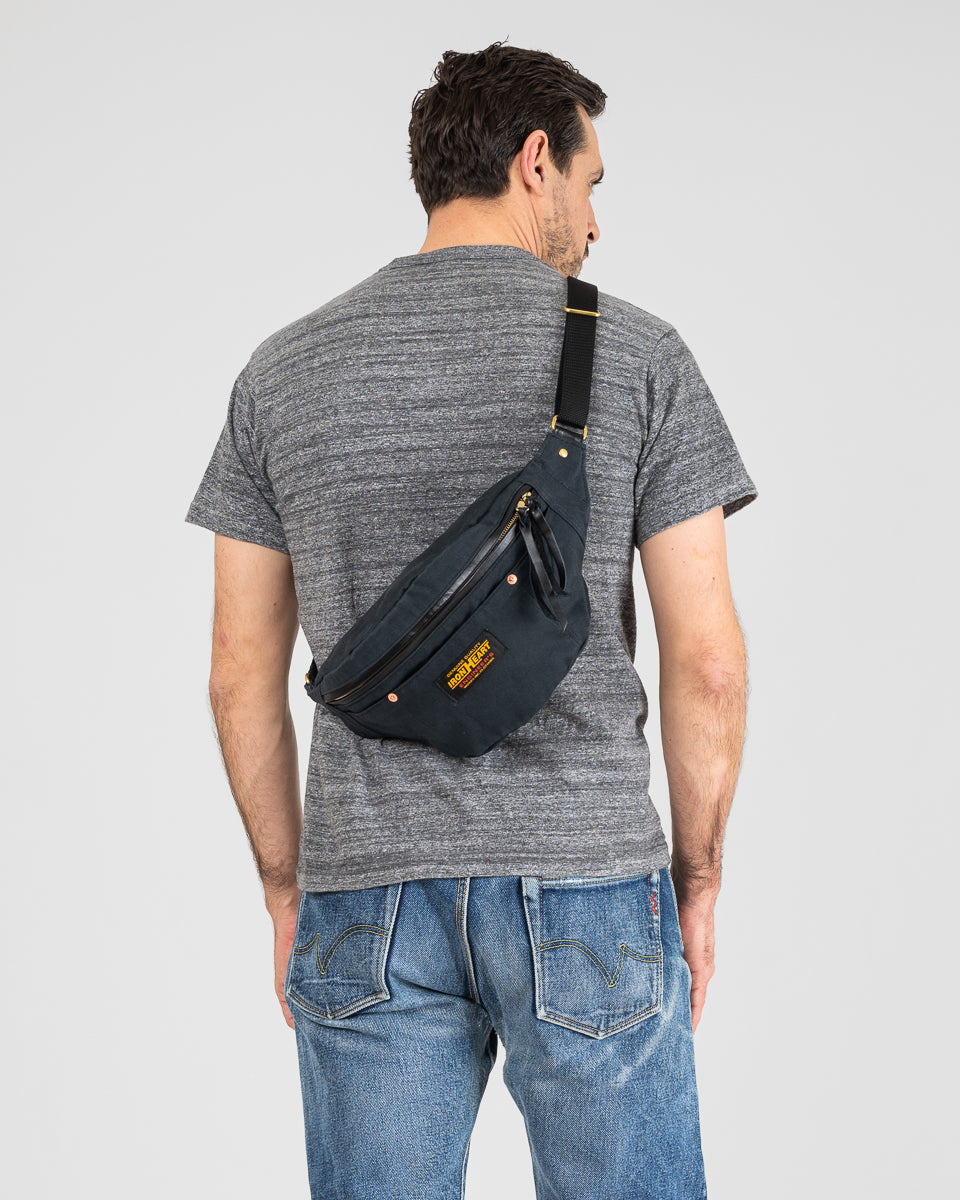 12oz Whipcord Waist Bag - Navy – Iron Heart