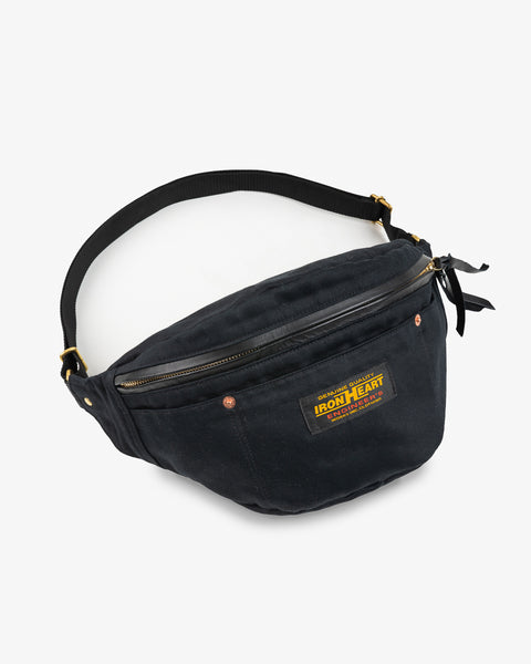 12oz Whipcord Waist Bag - Black – Iron Heart