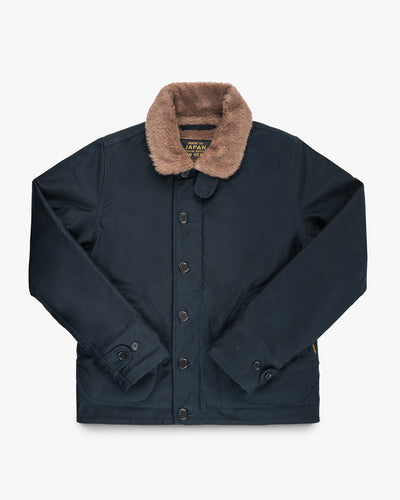 Whipcord N1 Deck Jacket - Navy