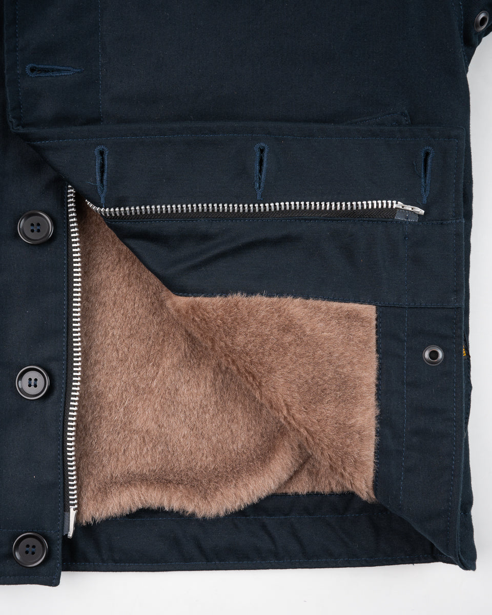 Whipcord N1 Deck Jacket - Navy – Iron Heart