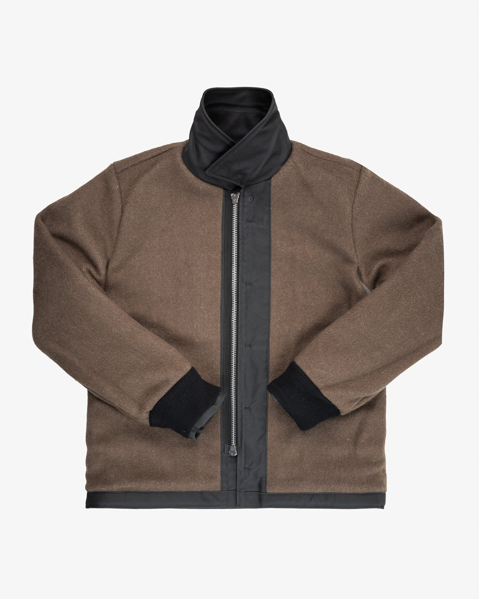 Oiled Whipcord A2 Deck Jacket - Black – Iron Heart