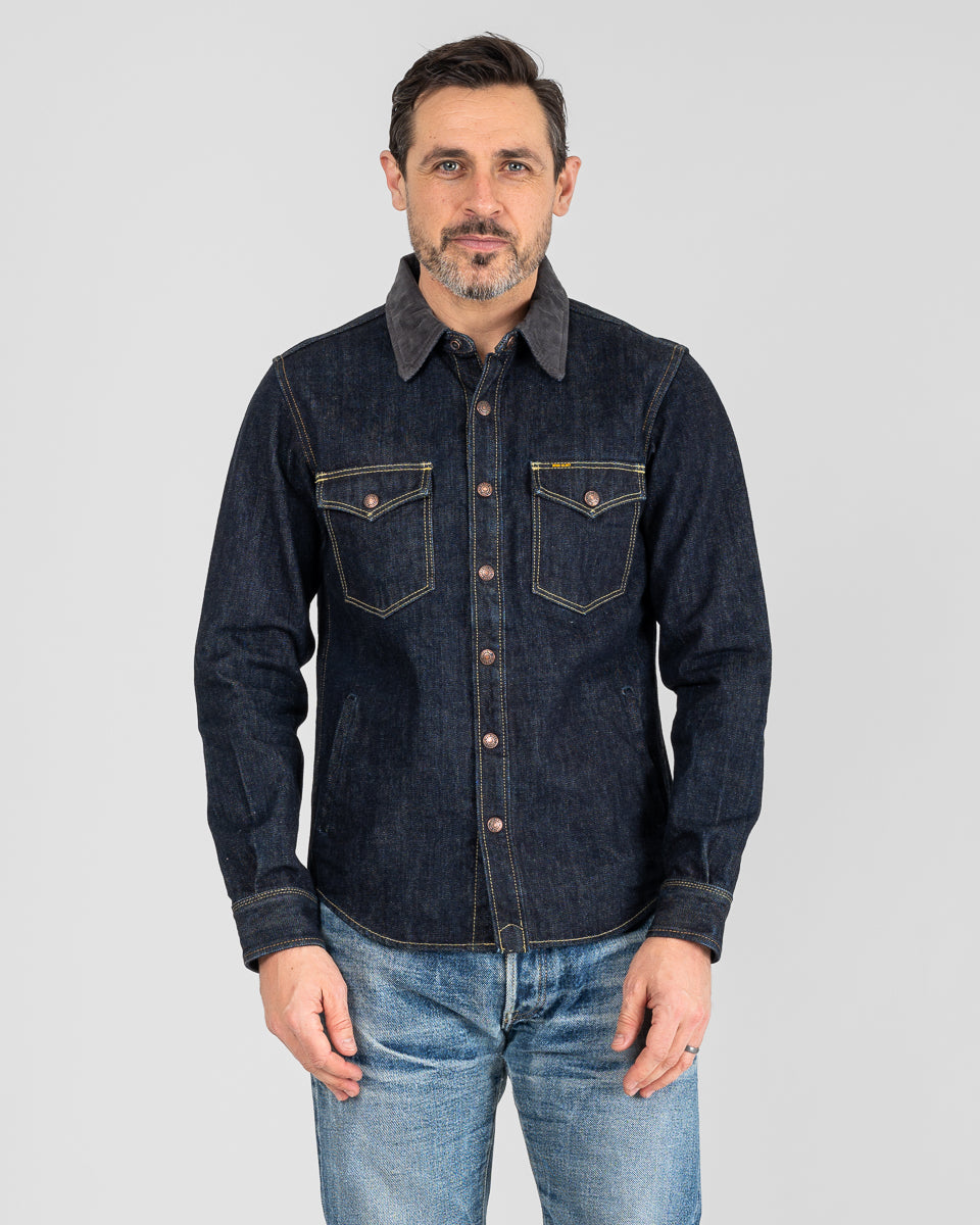 16oz Selvedge Denim CPO Shirt - Indigo