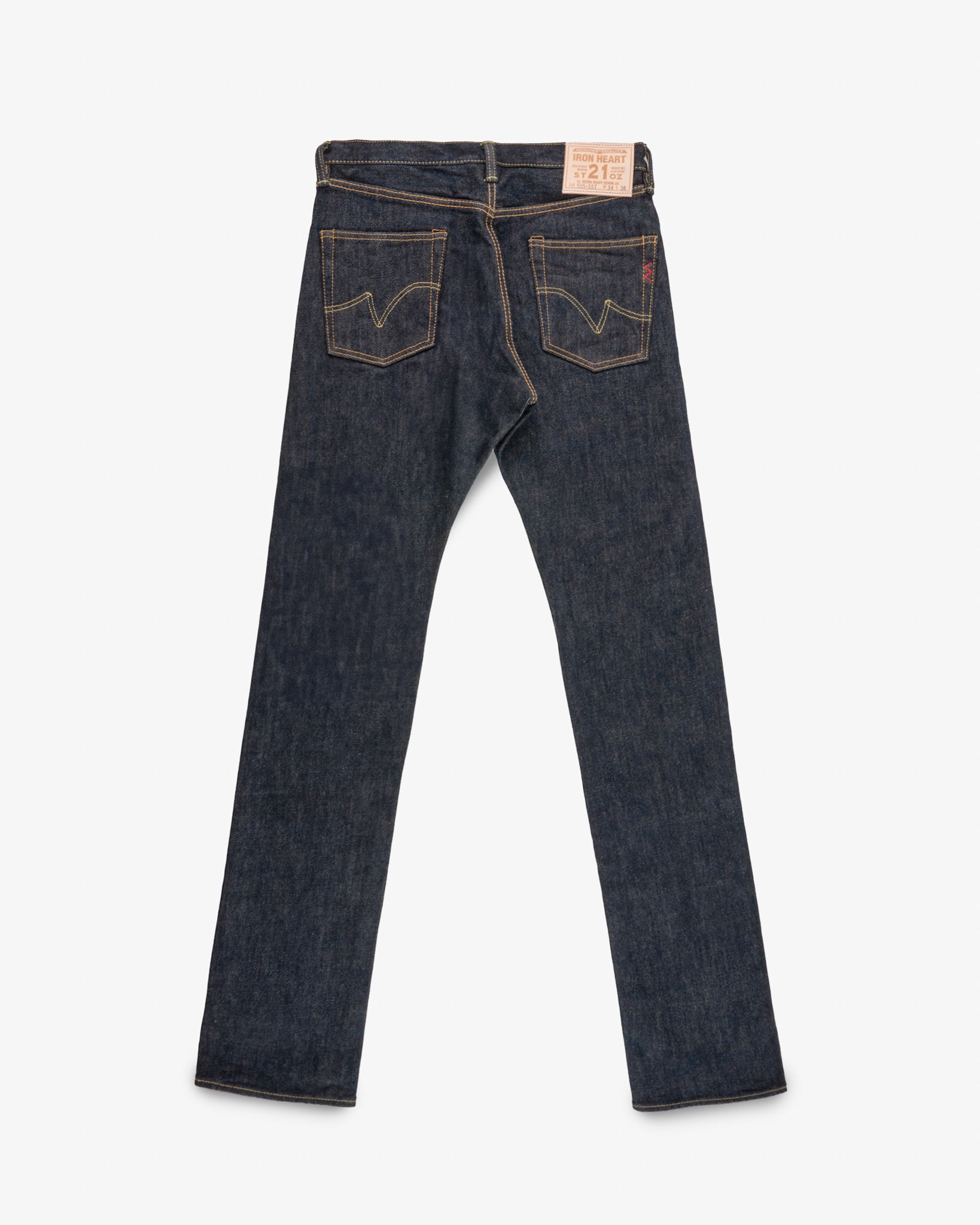 21oz Shinayaka Selvedge Denim Slim Cut Jeans - Indigo